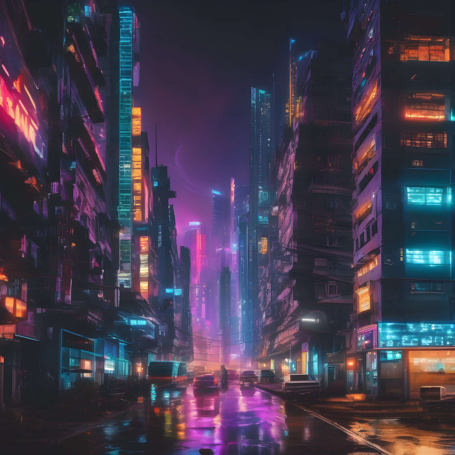 ArtStation - The City That Never Sleep