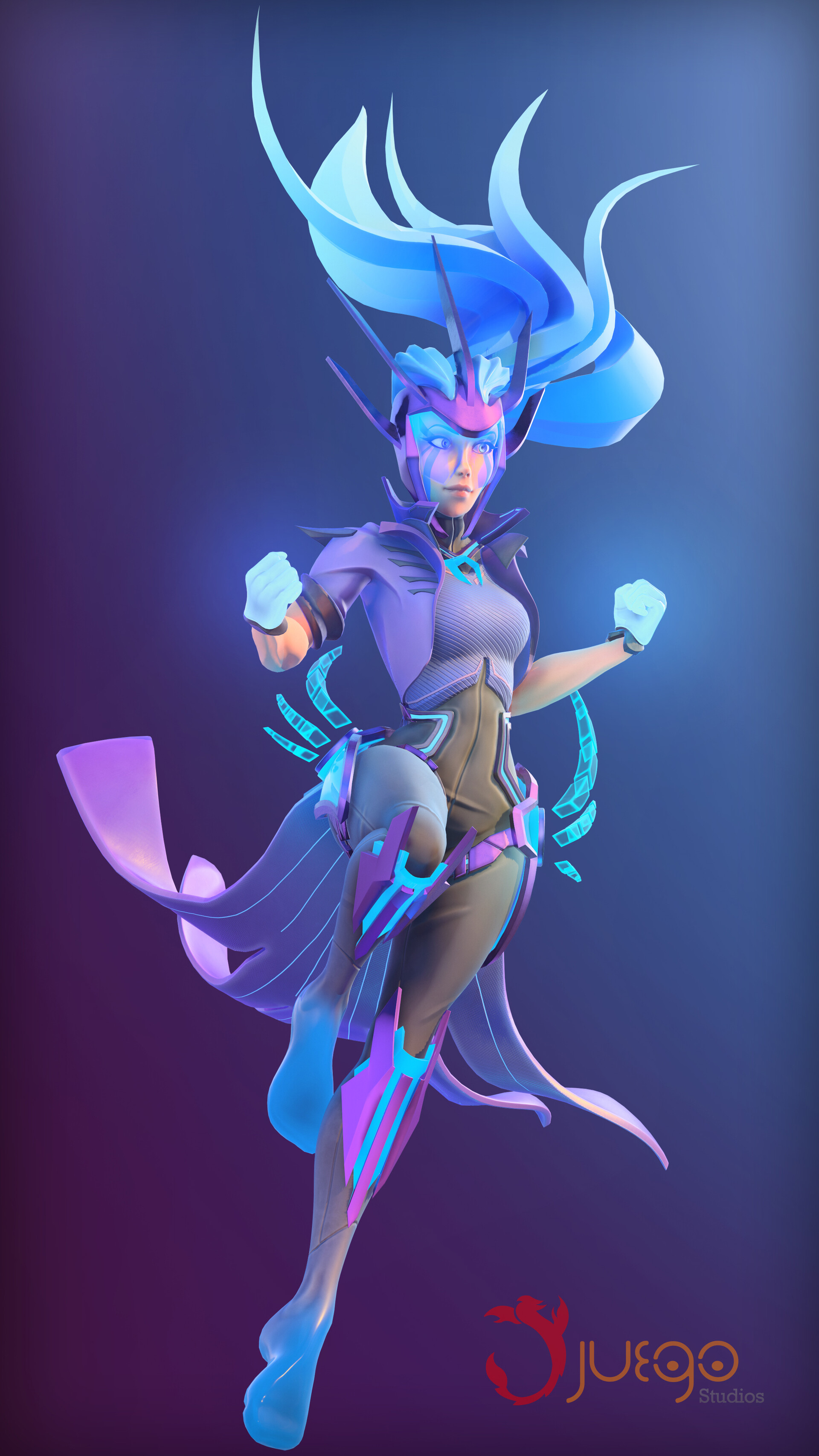 ArtStation - Pixel Female Mage Character Concept