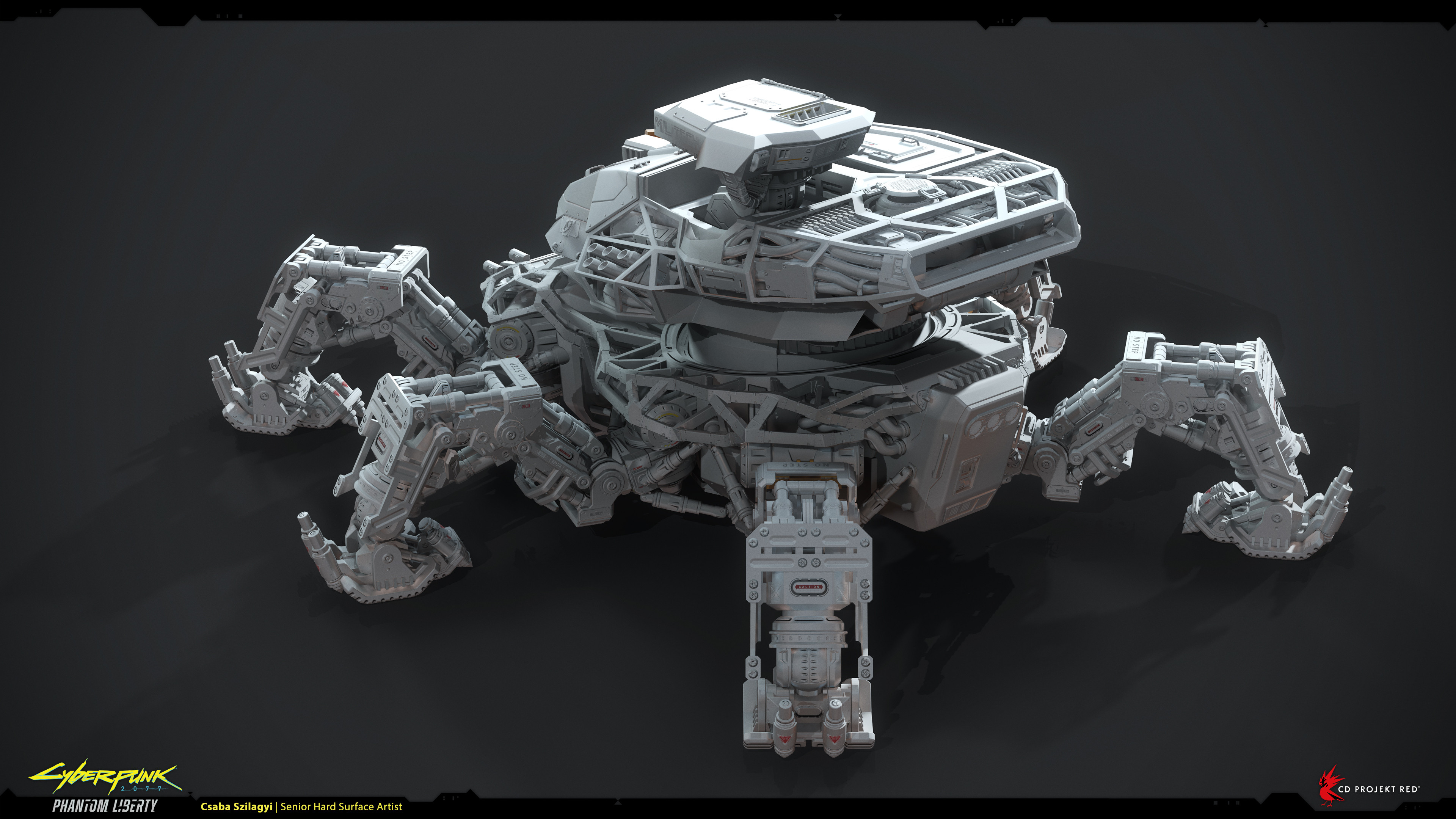 ArtStation - Cyberpunk 2077 Phantom Liberty - Militech Chimera
