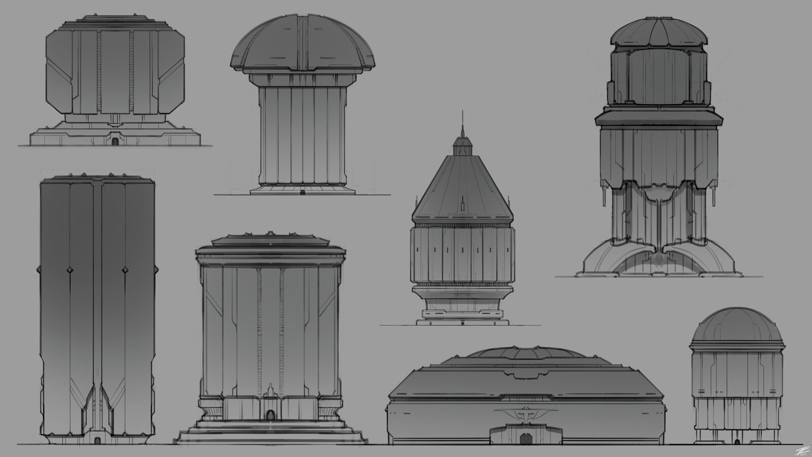Sci-fi Architecture Concepts
