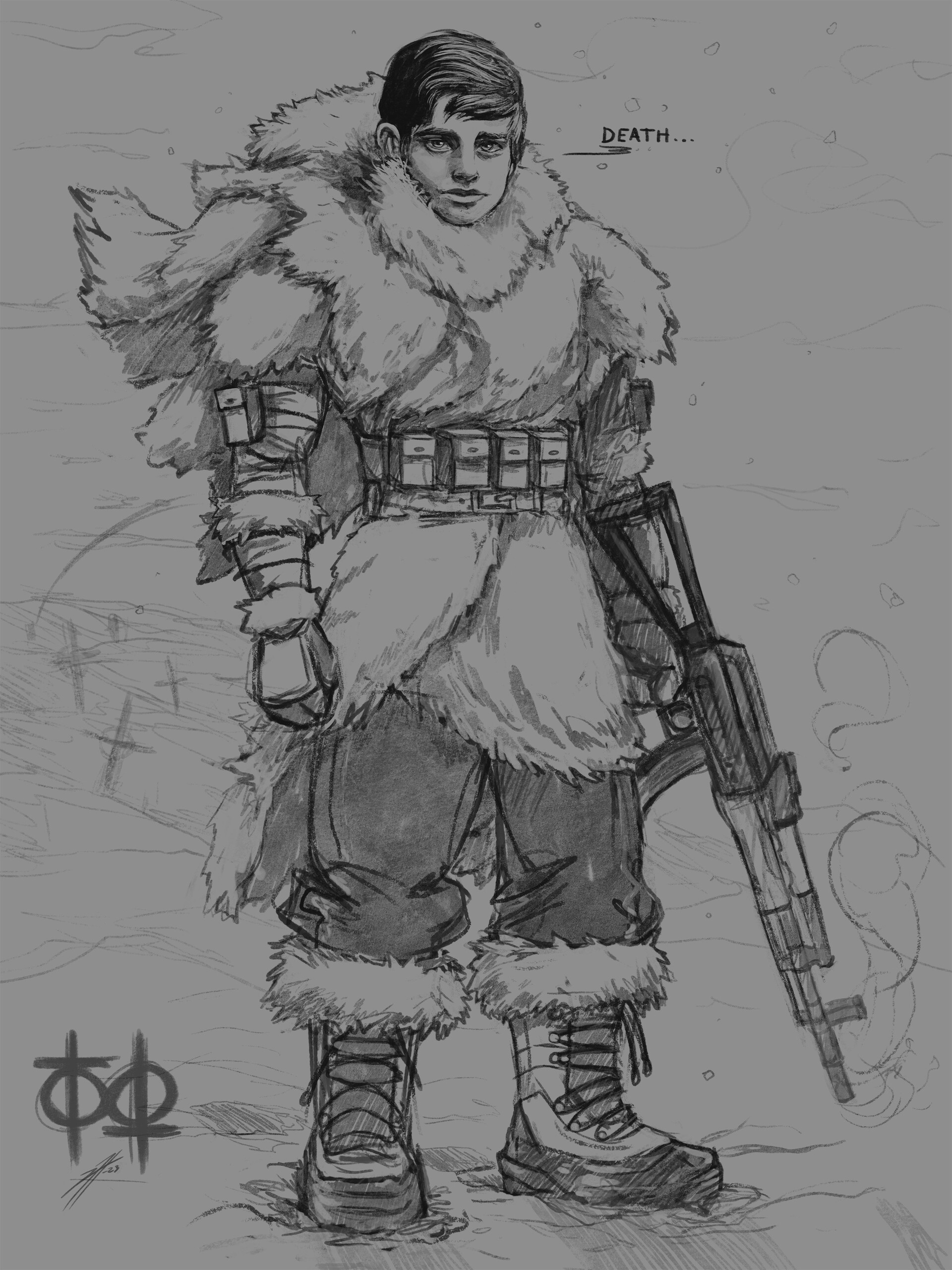 ArtStation 💀🤍 White Death 🤍💀