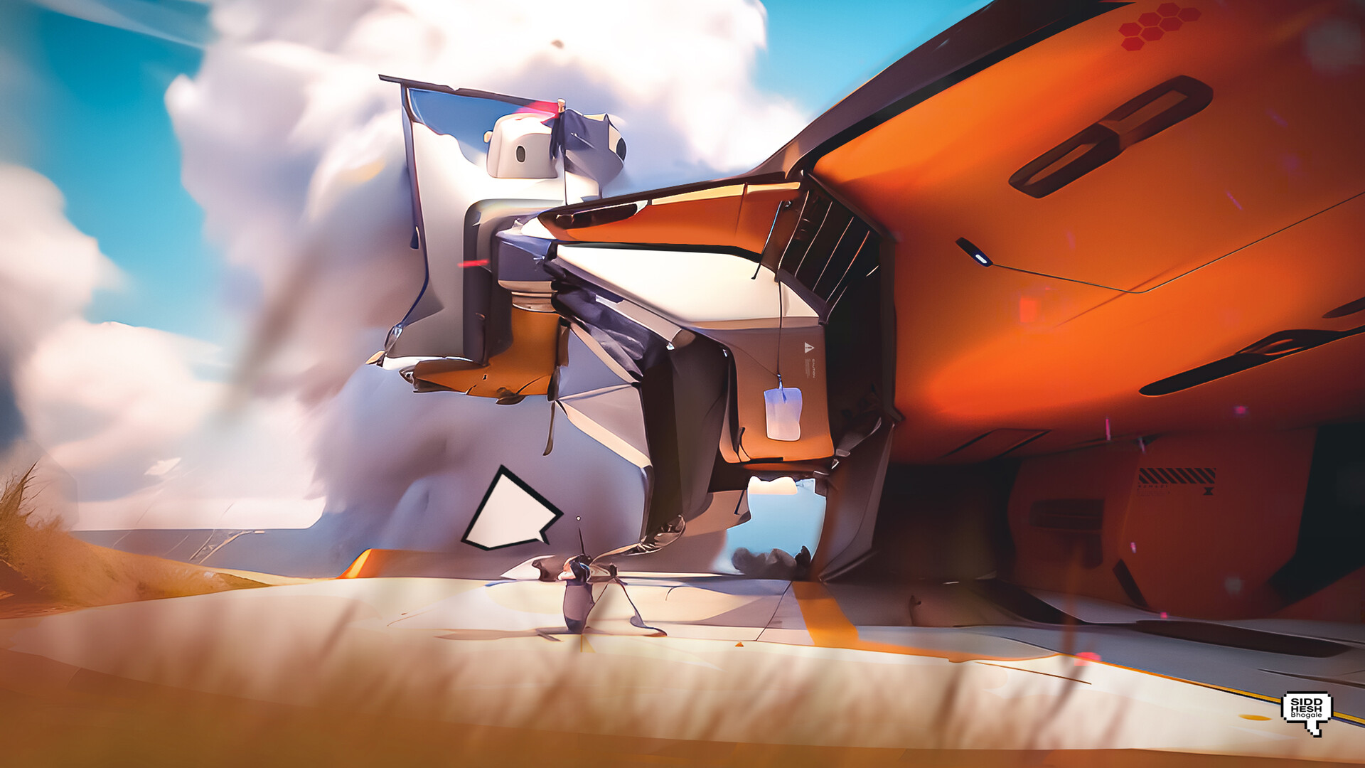 ArtStation - // Identified flying object