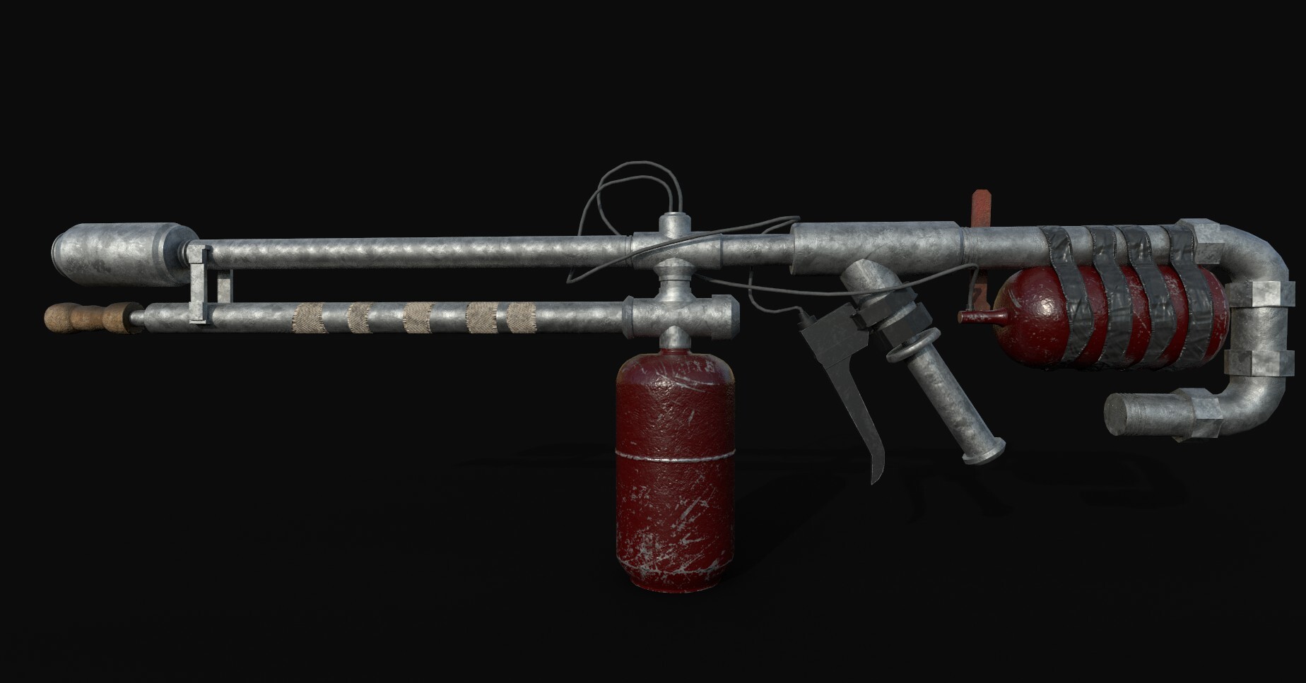 ArtStation Flame Thrower   Gaurav Saun Flame Thrower 