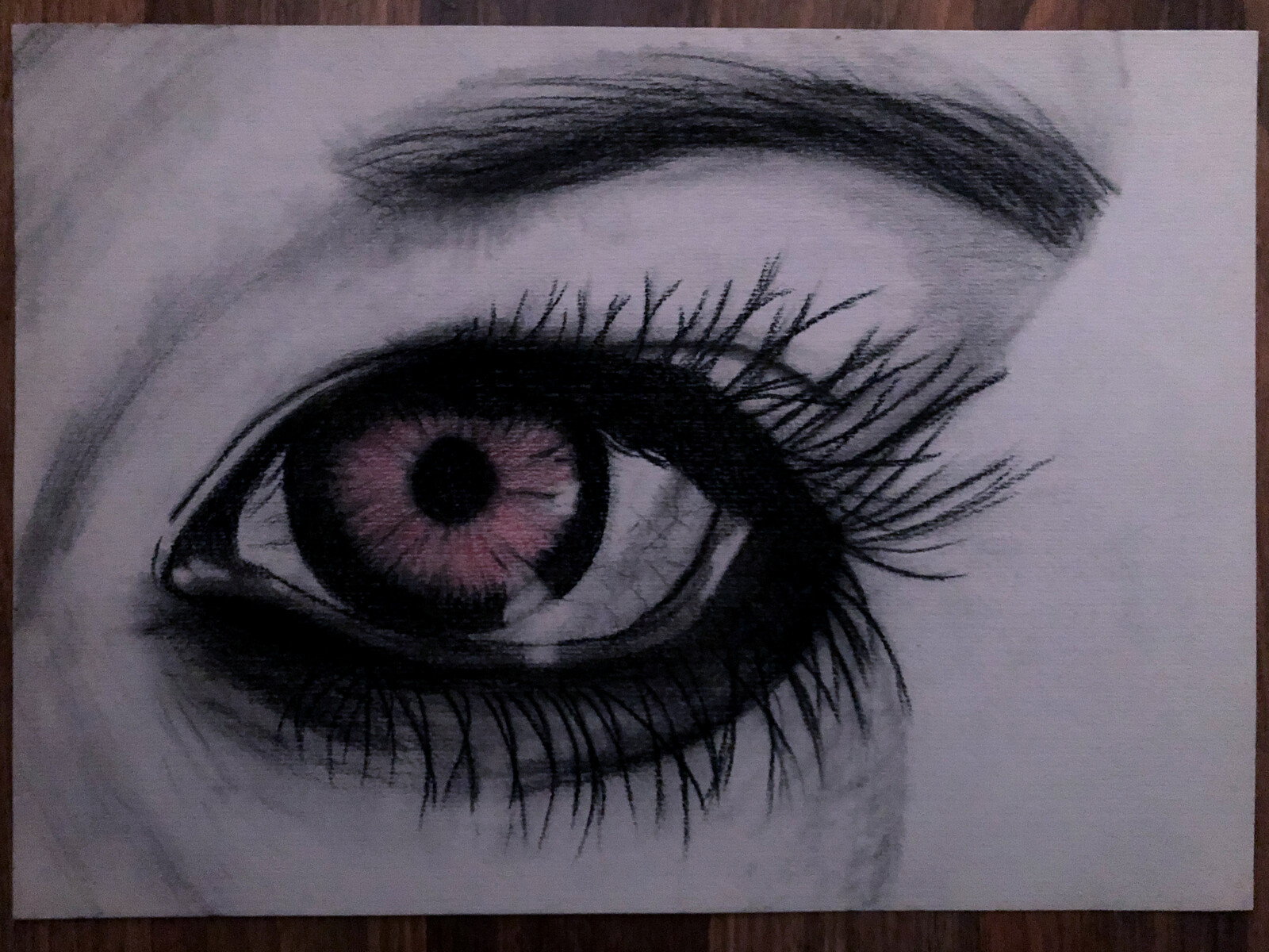 Eye 2 (2013, DIN A4 Charcoal)