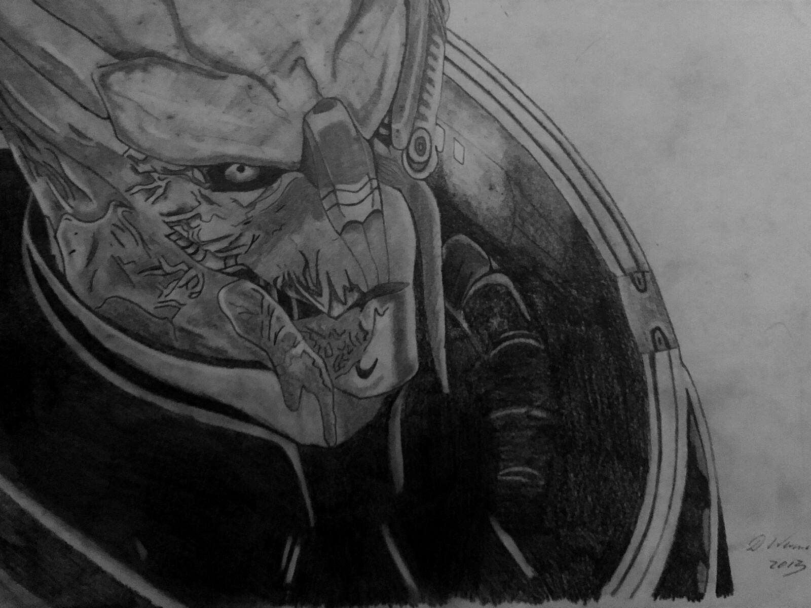 Garrus Fan Art (2013)

Mass Effect Fan Art after finishing the Trilogy. What a ride that was. Up to this day one of the best gaming experiences I've made.