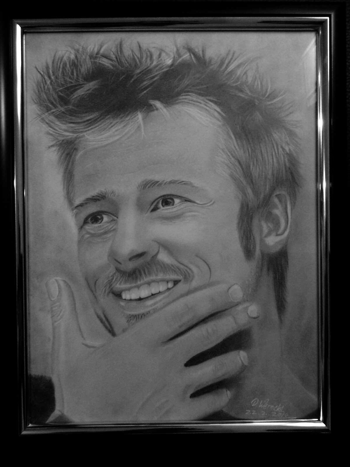 Brad Pitt (2014, DIN A3)