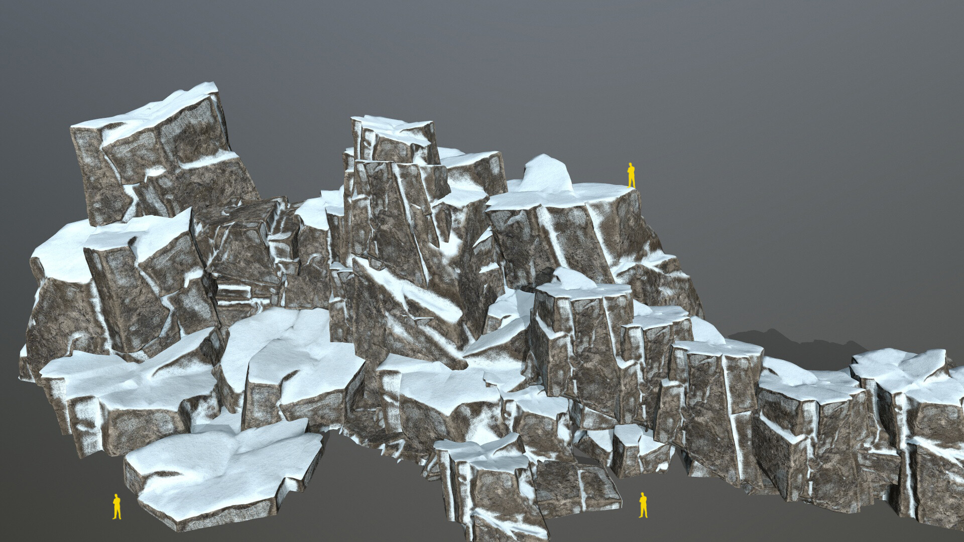 ArtStation - snow rocks