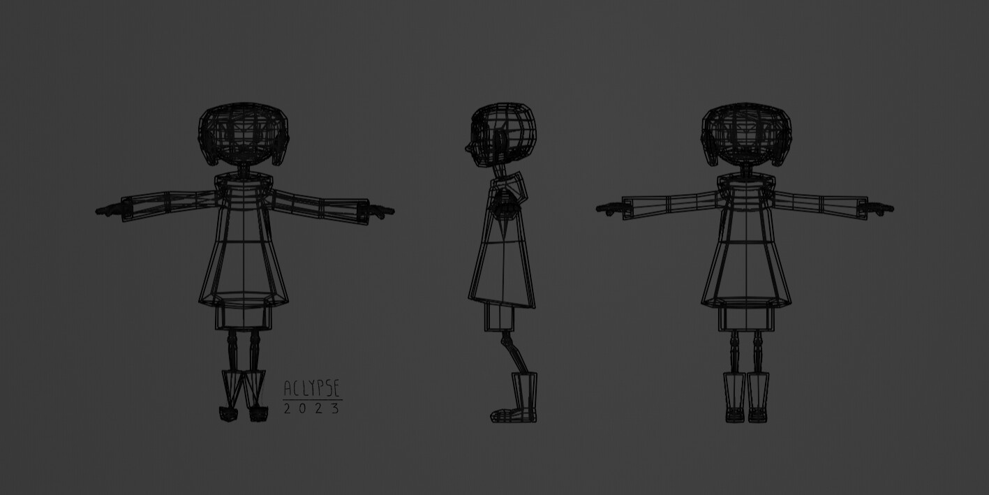 Coraline wireframe