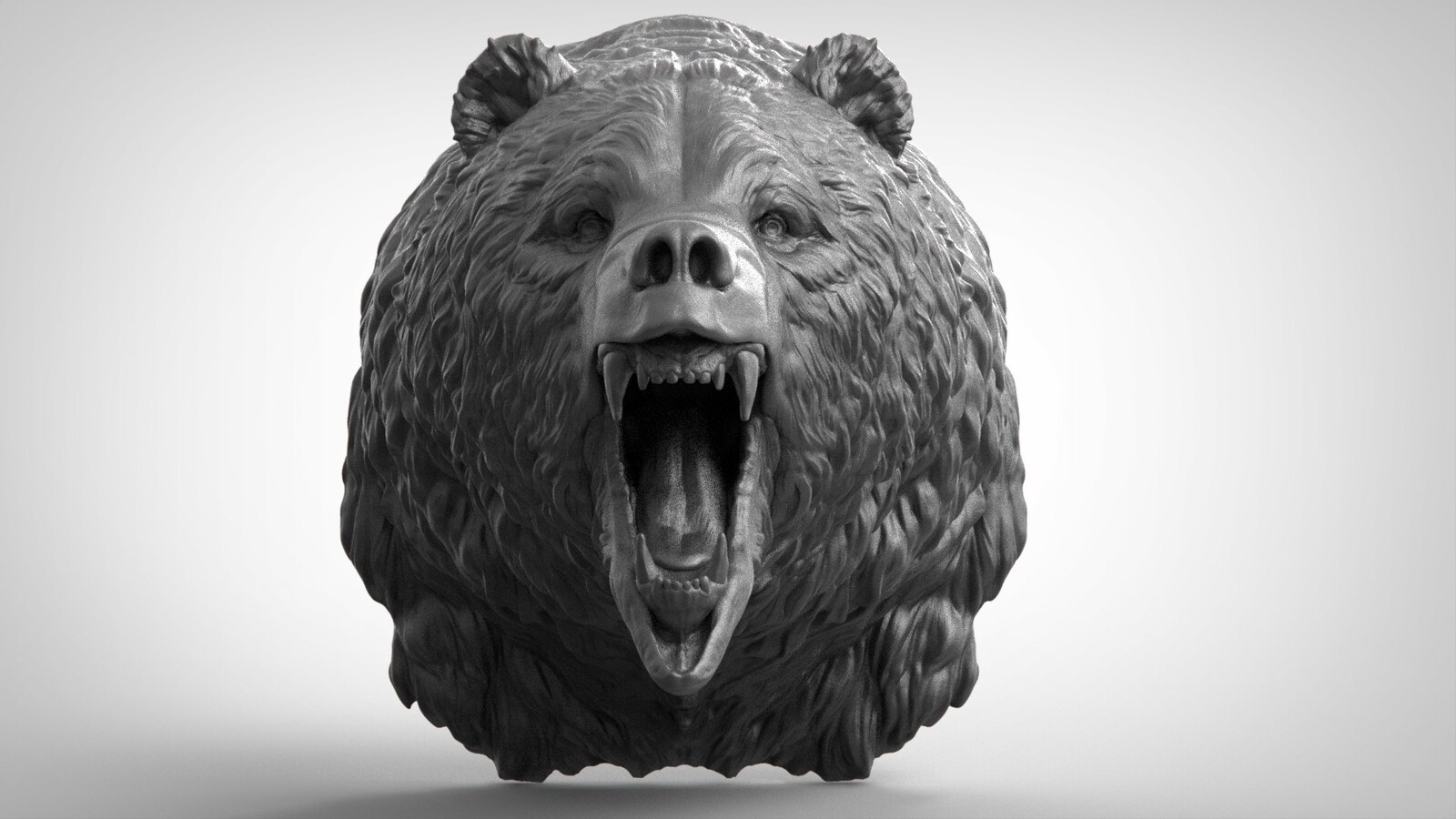 Muttex Modeller - 3D Bear Realistic Head