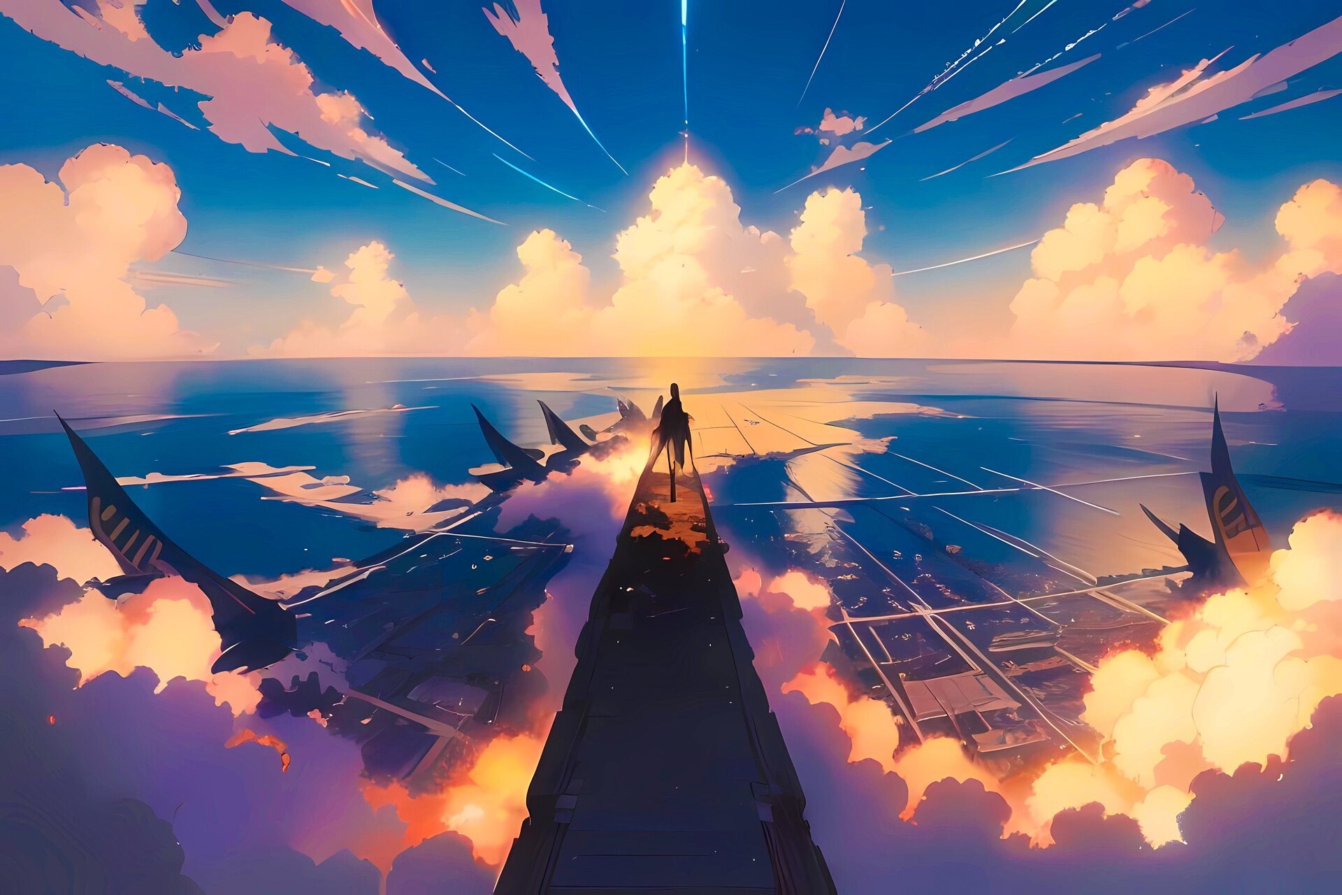 ArtStation - 2D Sky Illustration