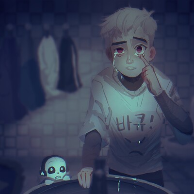 ArtStation - Cross-Sans version of Hyde and after