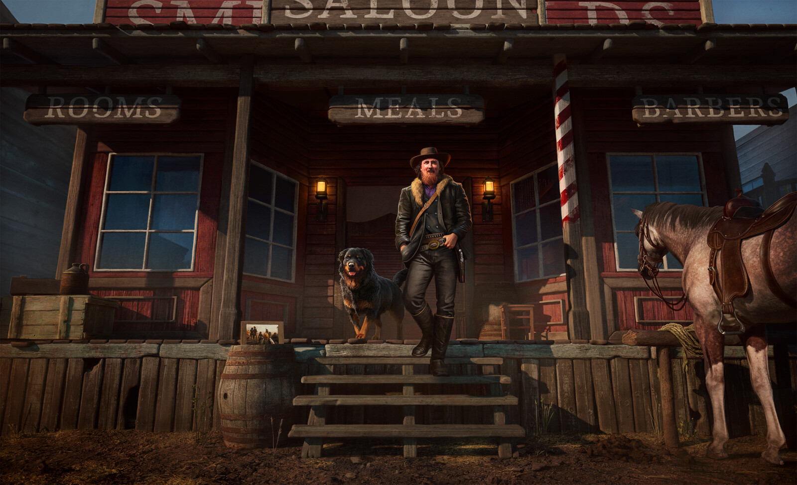 Red Dead Redemption-Inspired Painting