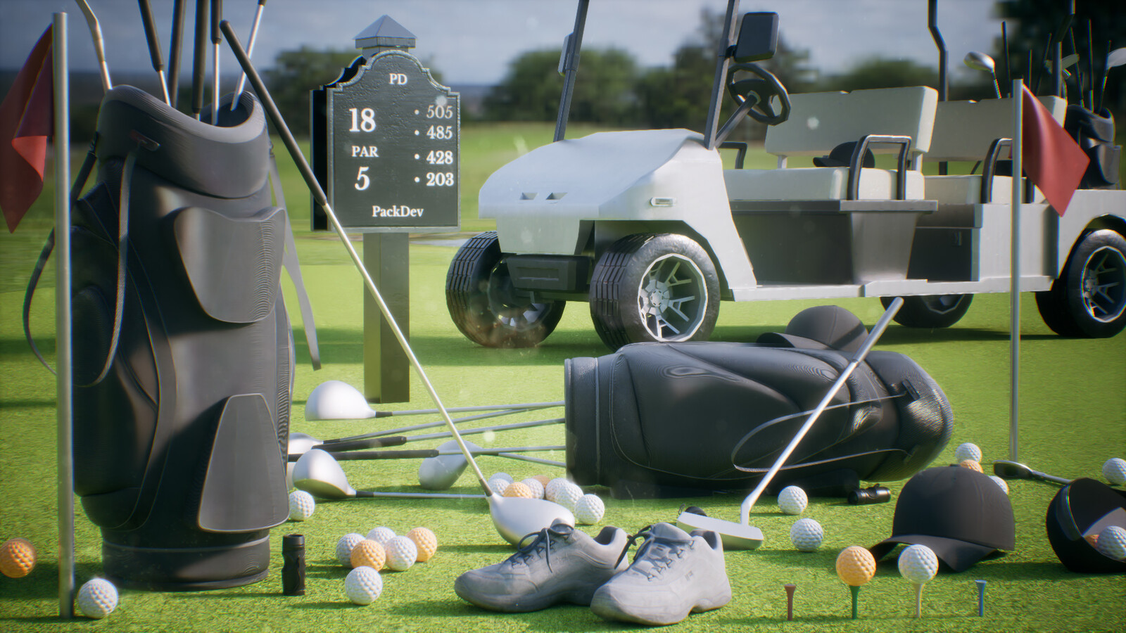 Golf Props / 12+ Assets