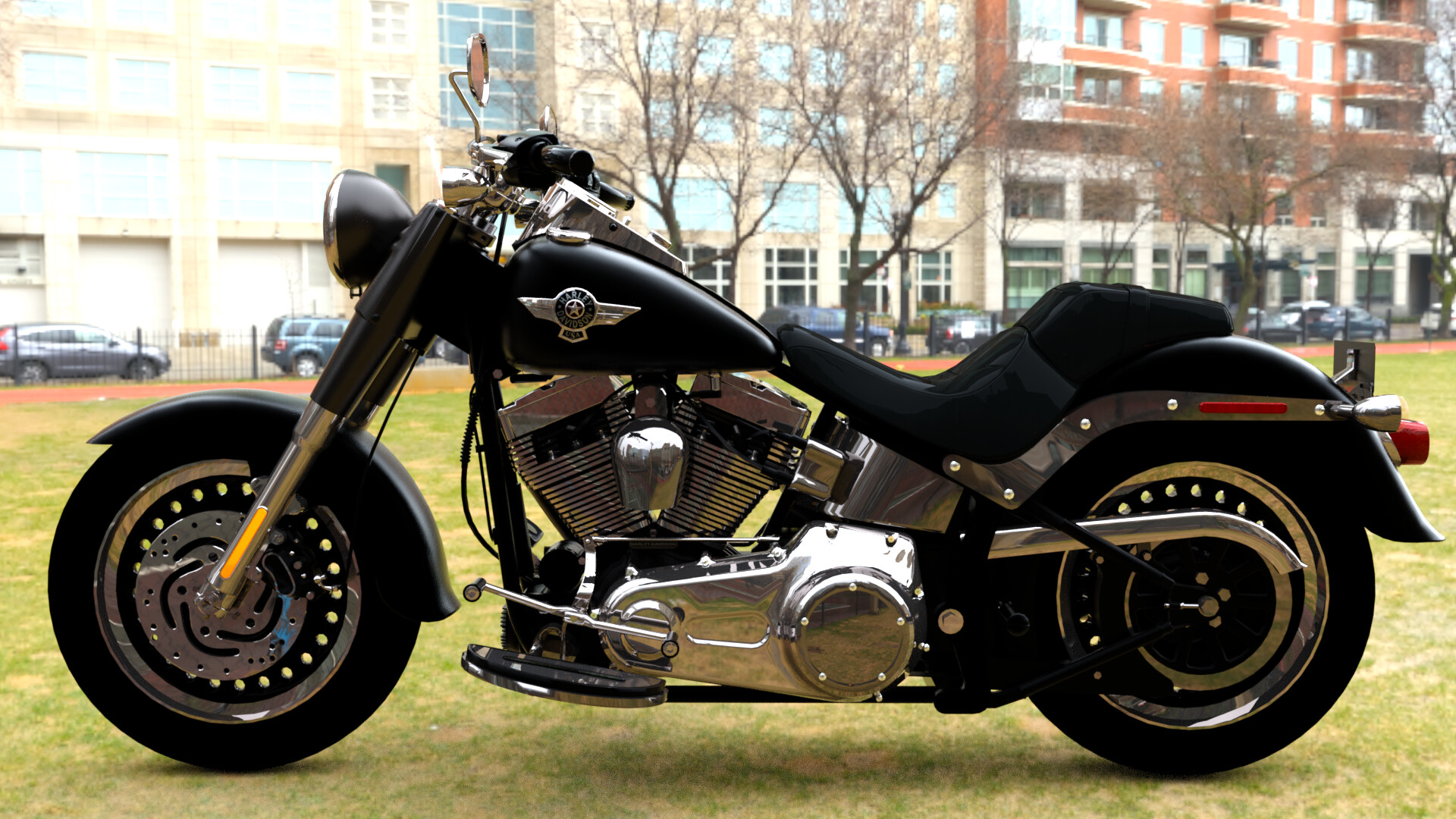 ArtStation Harley Davidson Fat Boy 2010 for Daz Studio