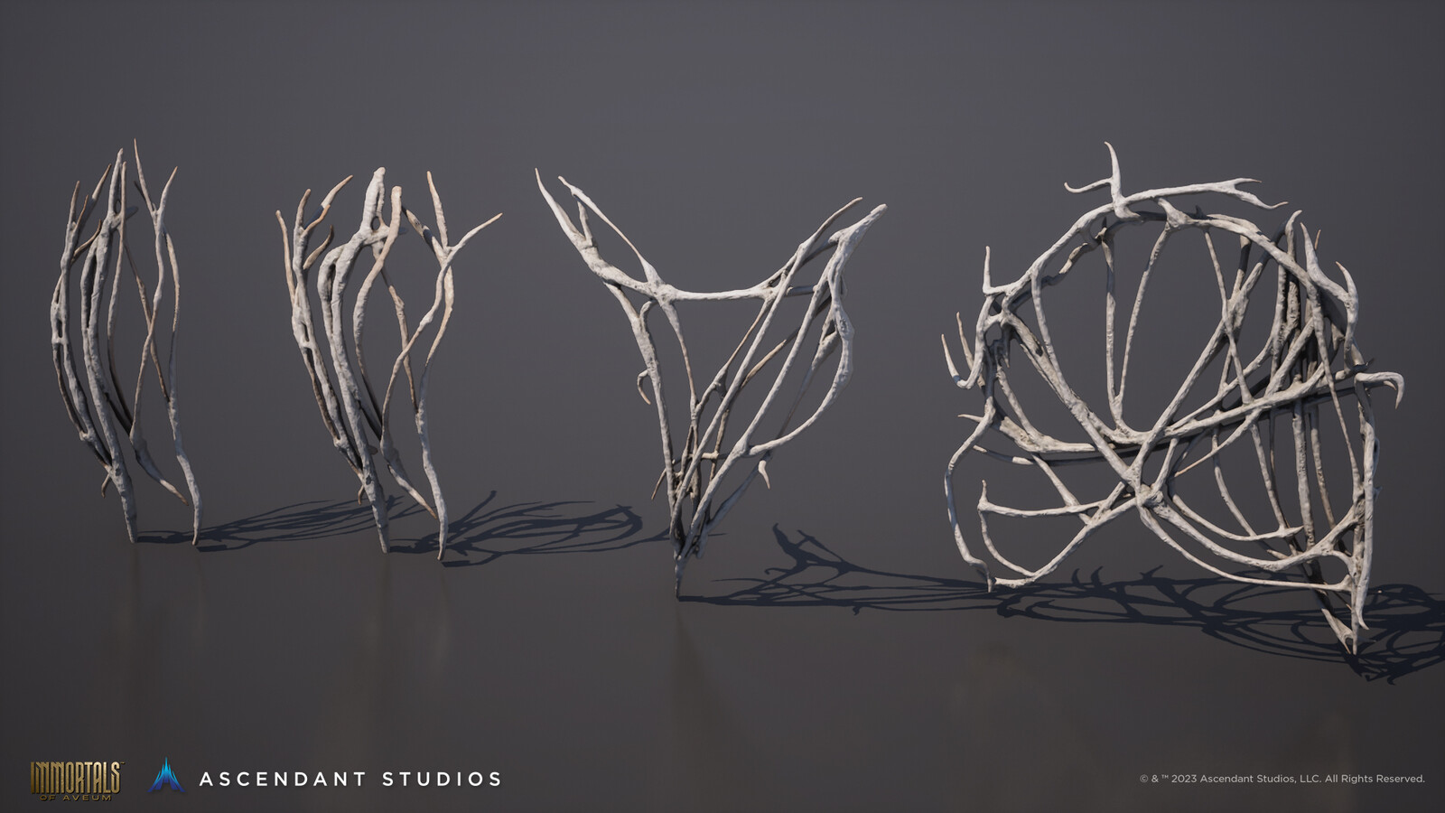 Vines to bridge openings or fill holes in architecture.
