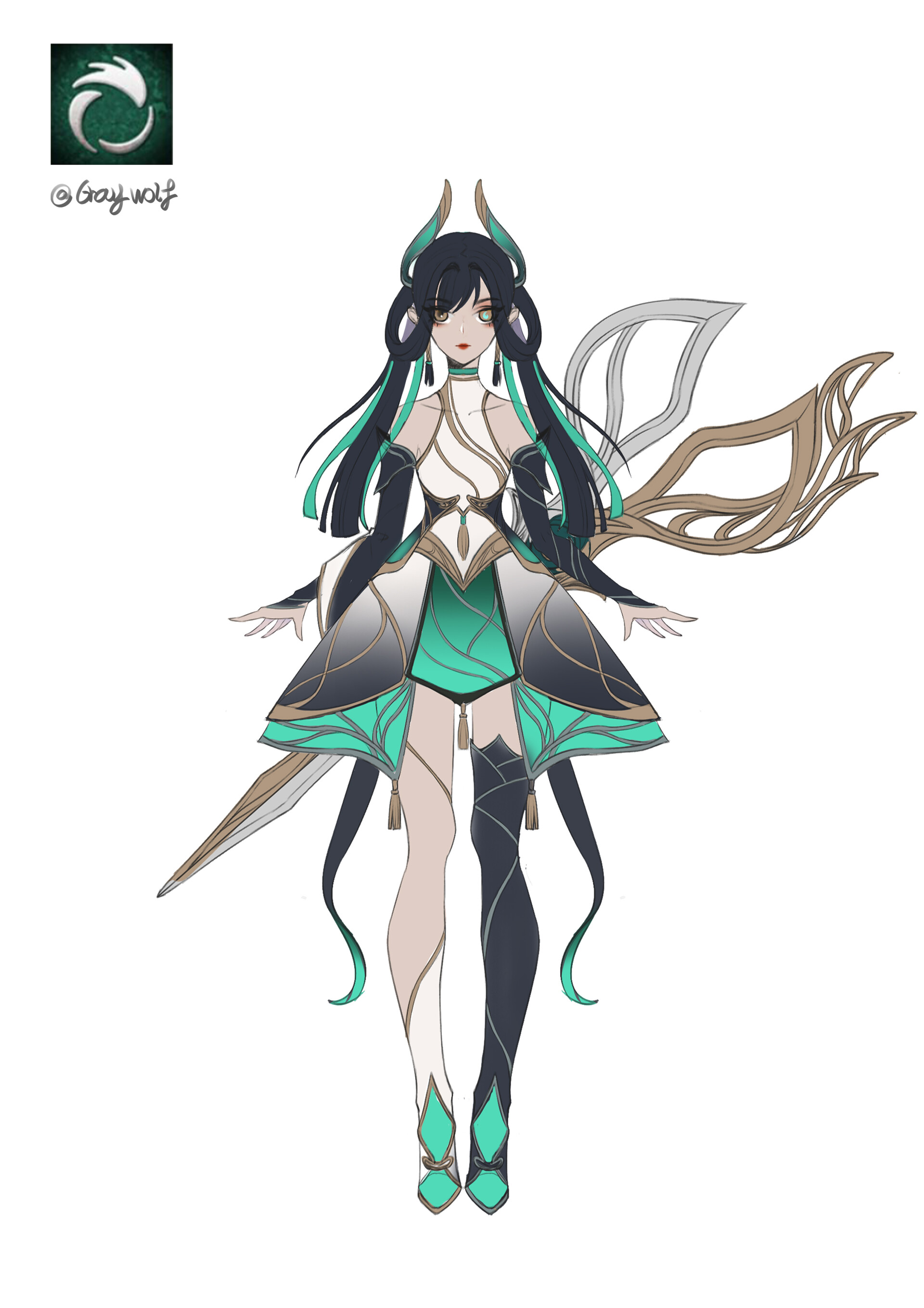 ArtStation - Various Gwen, image size:1920x2716