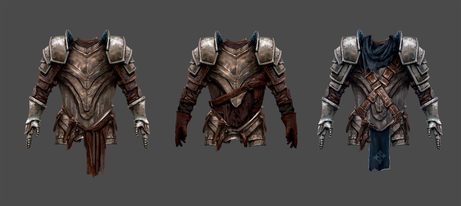 Plate armor variations