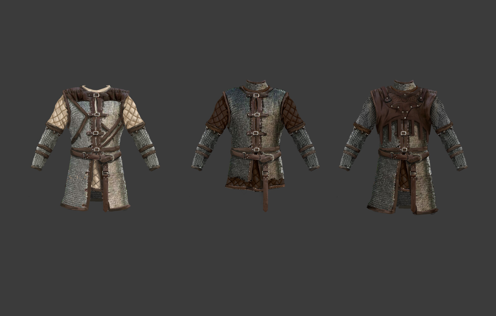 Chainmail armor variations