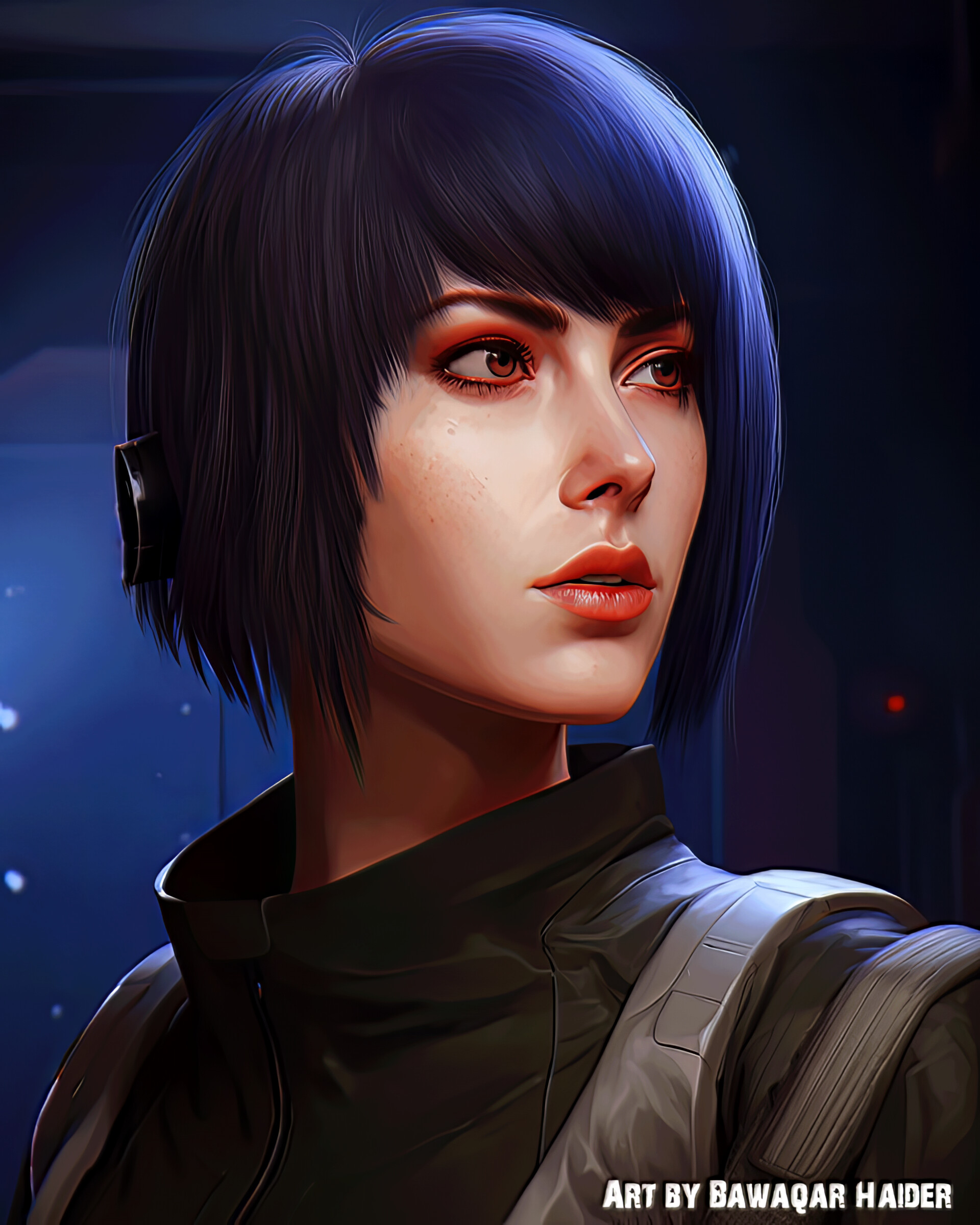ArtStation - Motoko Kusanagi - Ghost in the Shell - Fanart