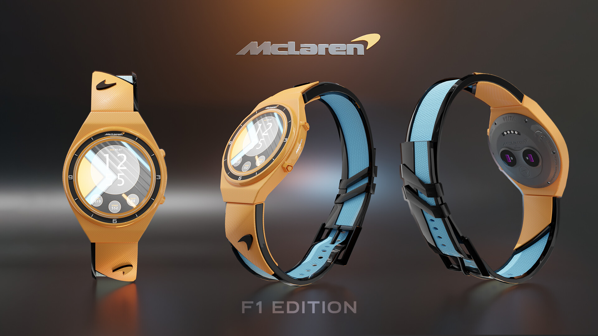 ArtStation McLaren x VIITA Smart Sports Watch Design