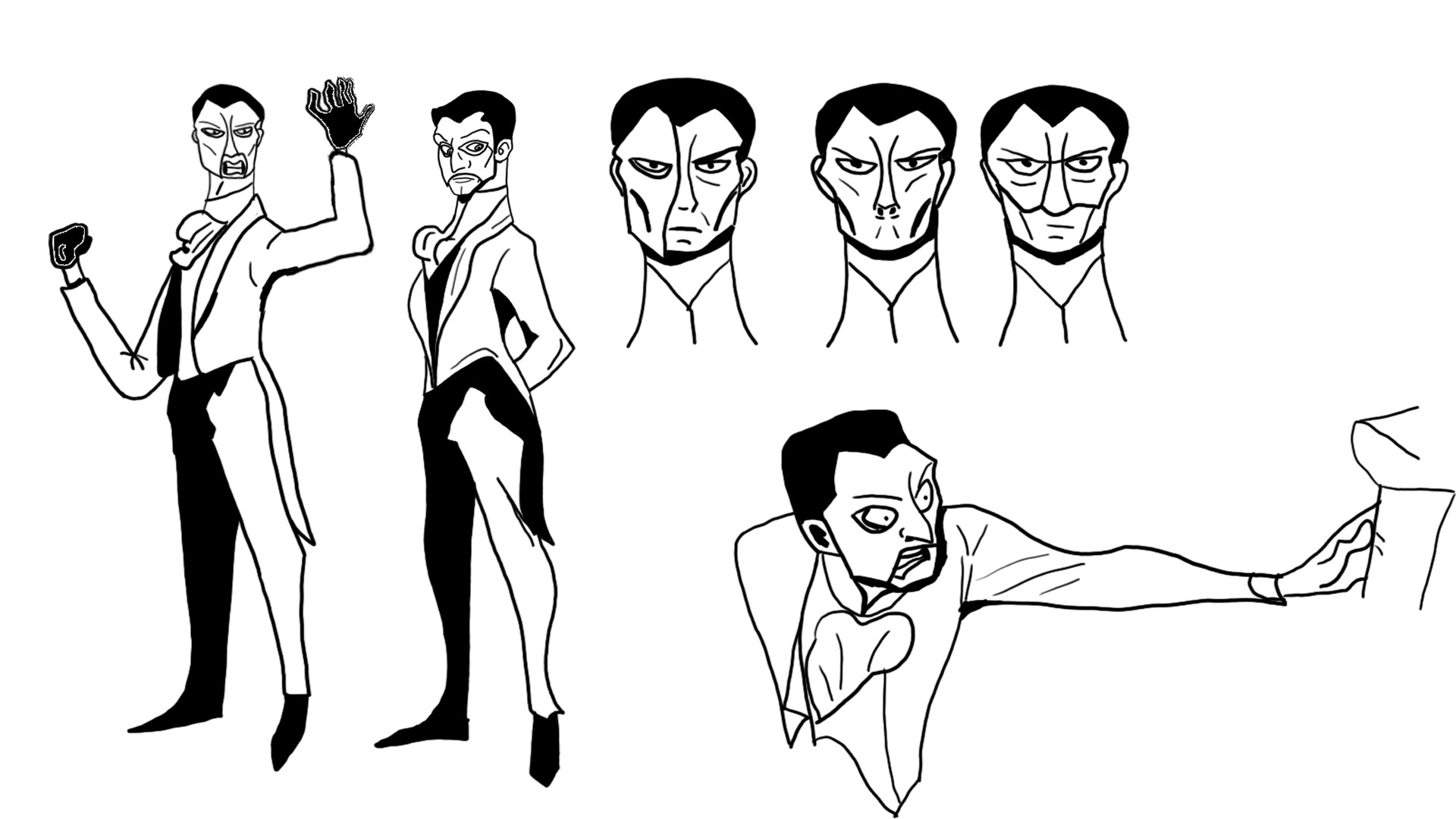 ArtStation - The Phantom of the Opera Inktober Sketch