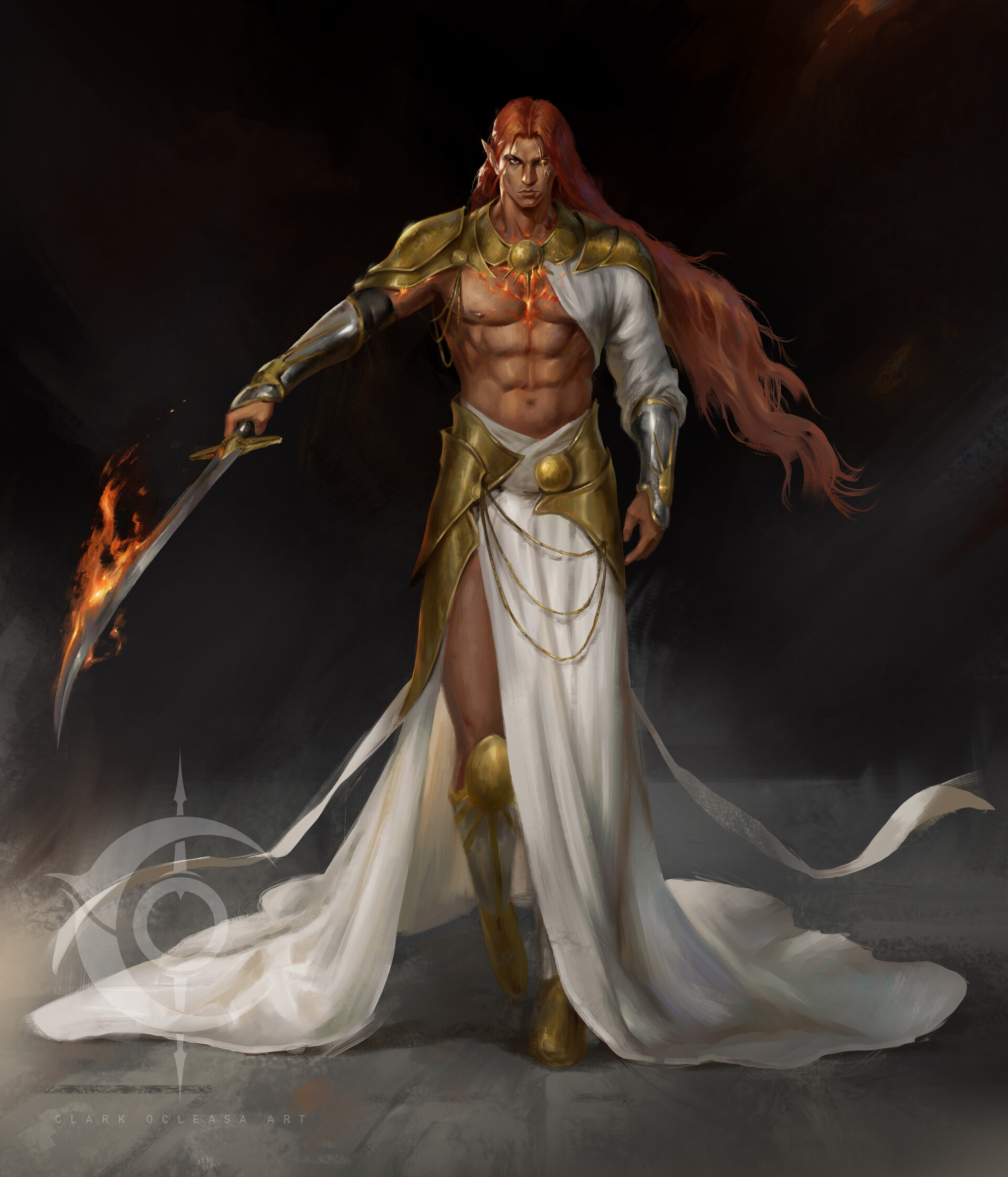 ArtStation A Court of Thorns and Roses Commissioned Piece Lucien