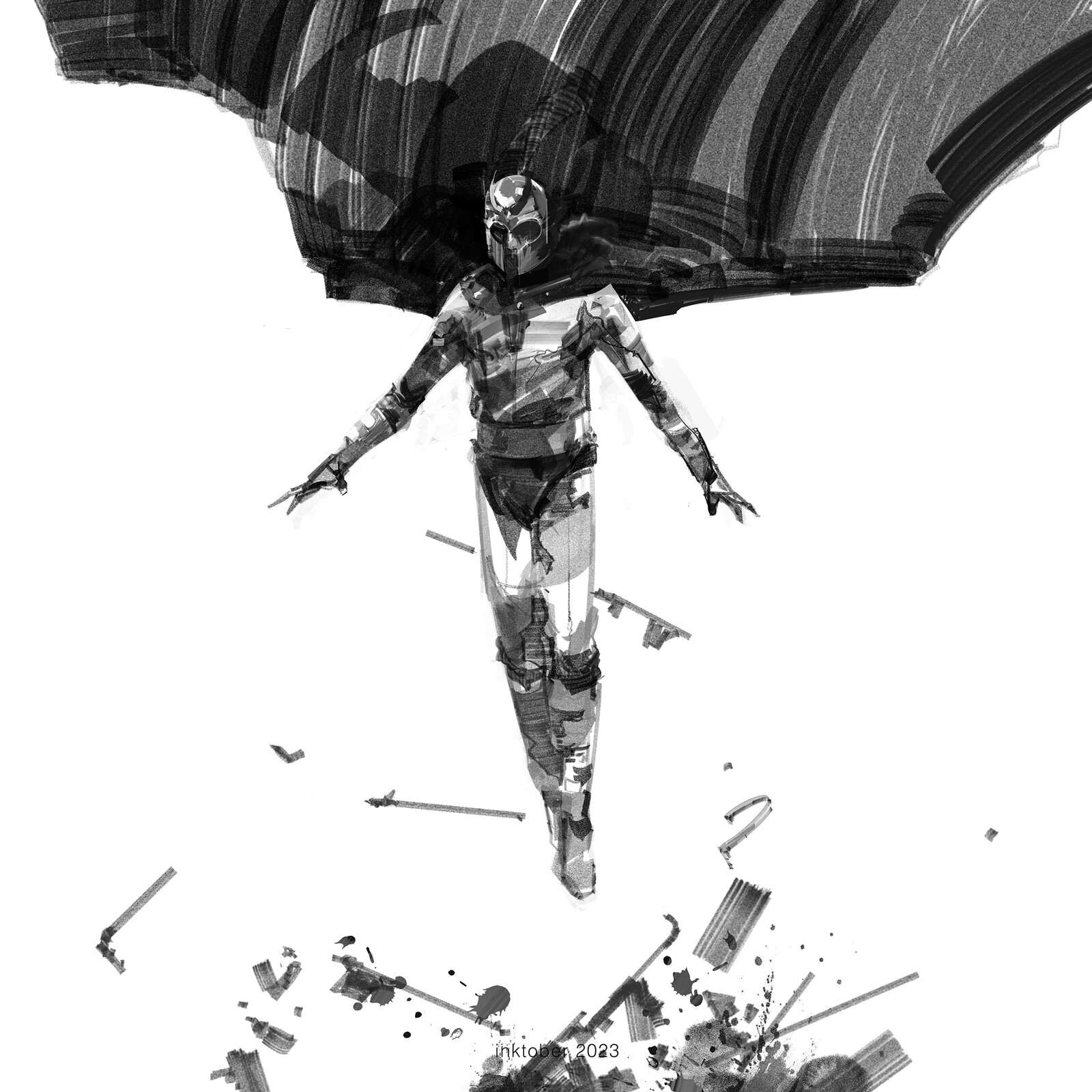 INKTOBER 2023, part 1 : favorite comic characters!