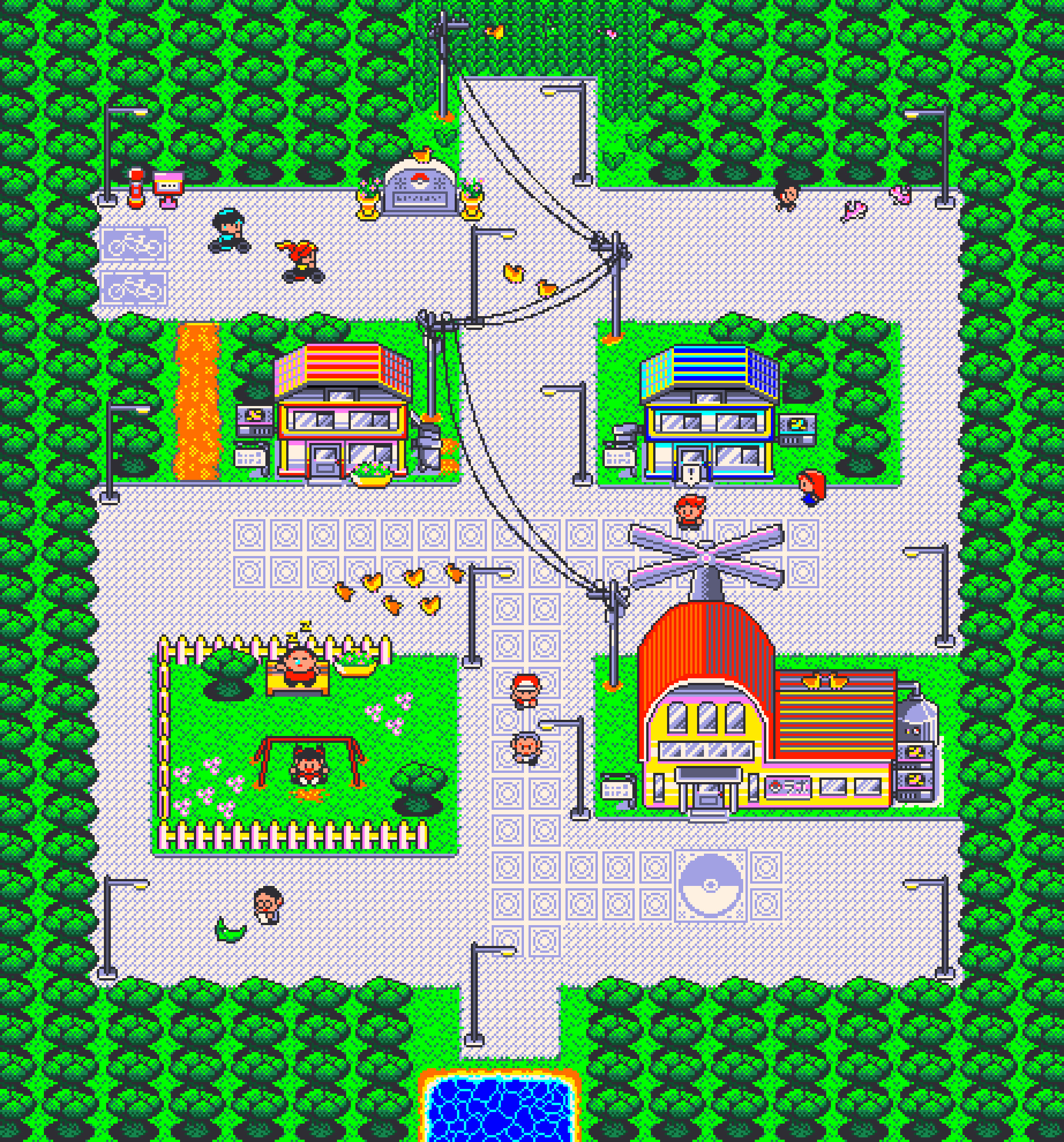 ArtStation - Pokémon Fire Red Full Map