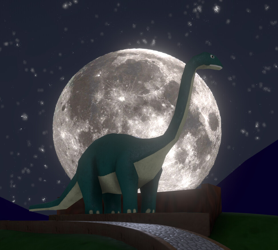 Apatasaurus/Brontosaurus model. I usually use this pose for thumbnails given it's aesthetic qualities.