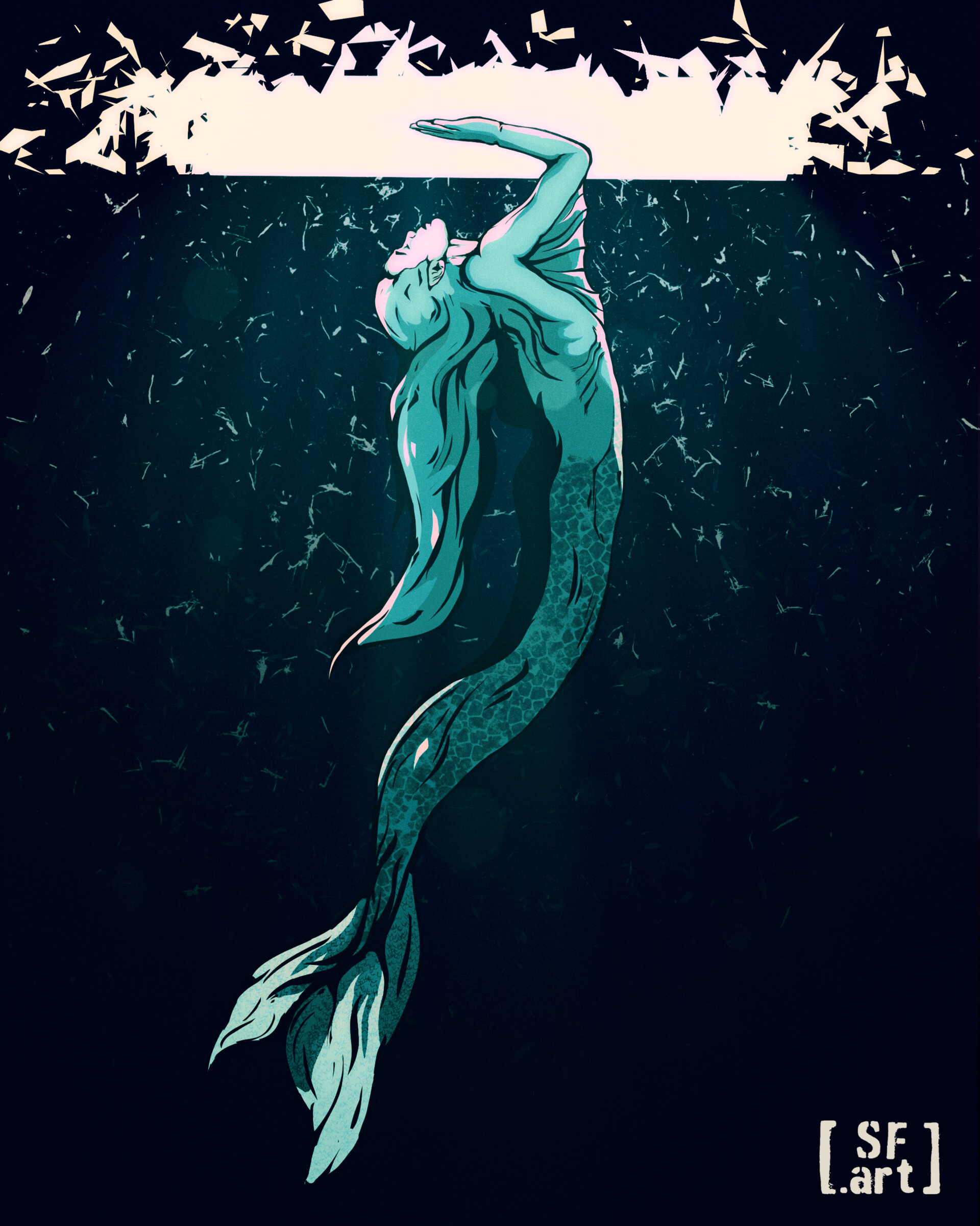 ArtStation My first mermaid🧜‍♀️