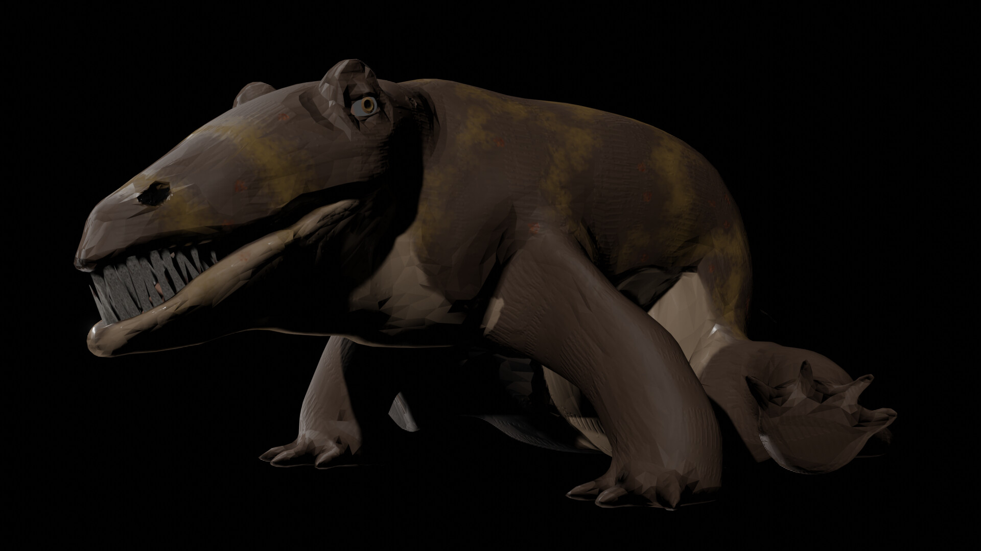 Eryops The giant amphibian (3D MODEL)