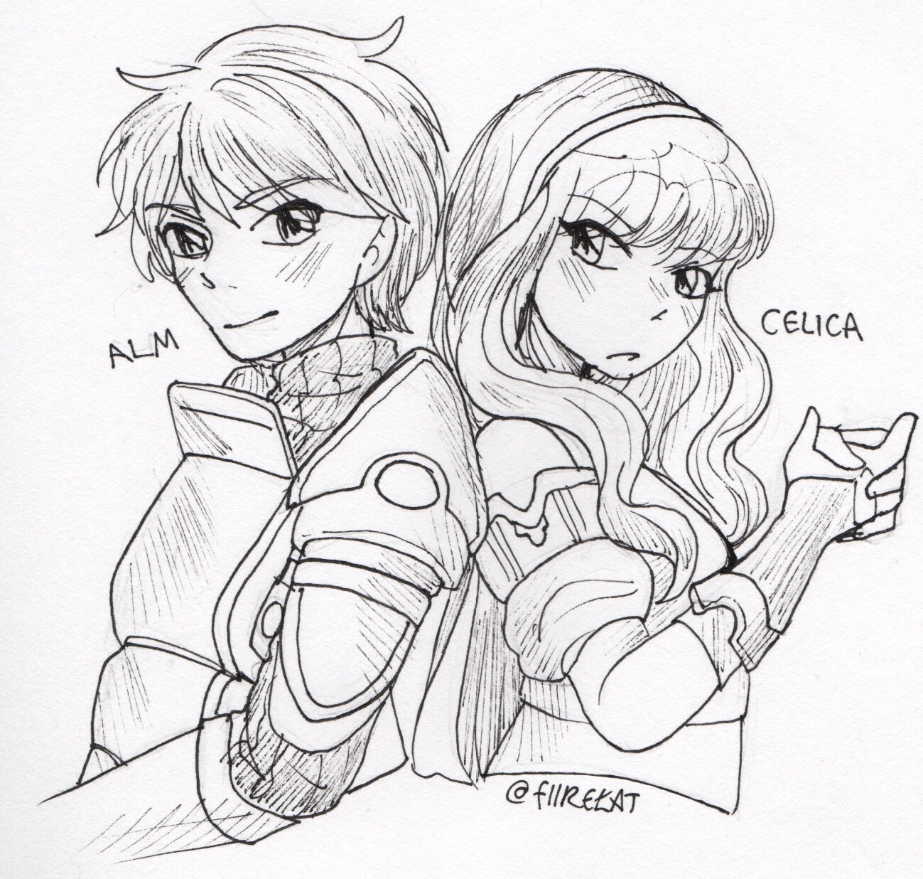 ArtStation - Alm and Celica