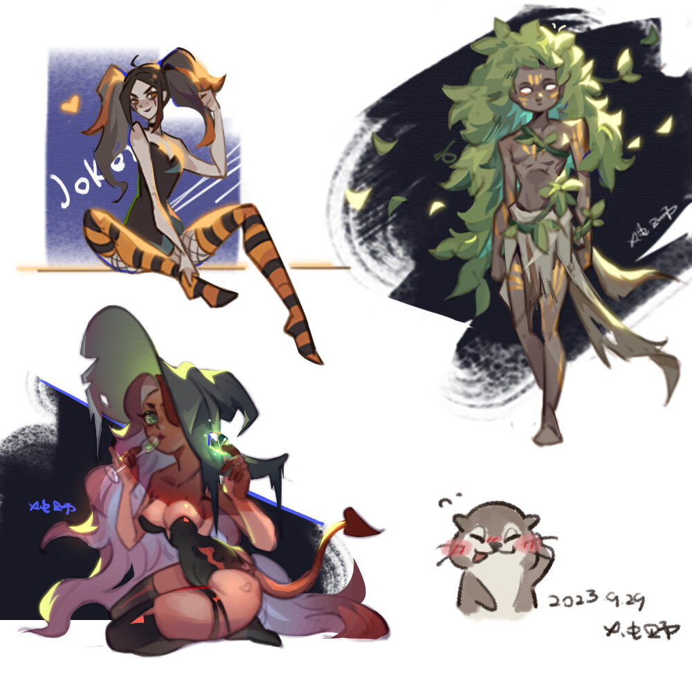 ArtStation 儿童画