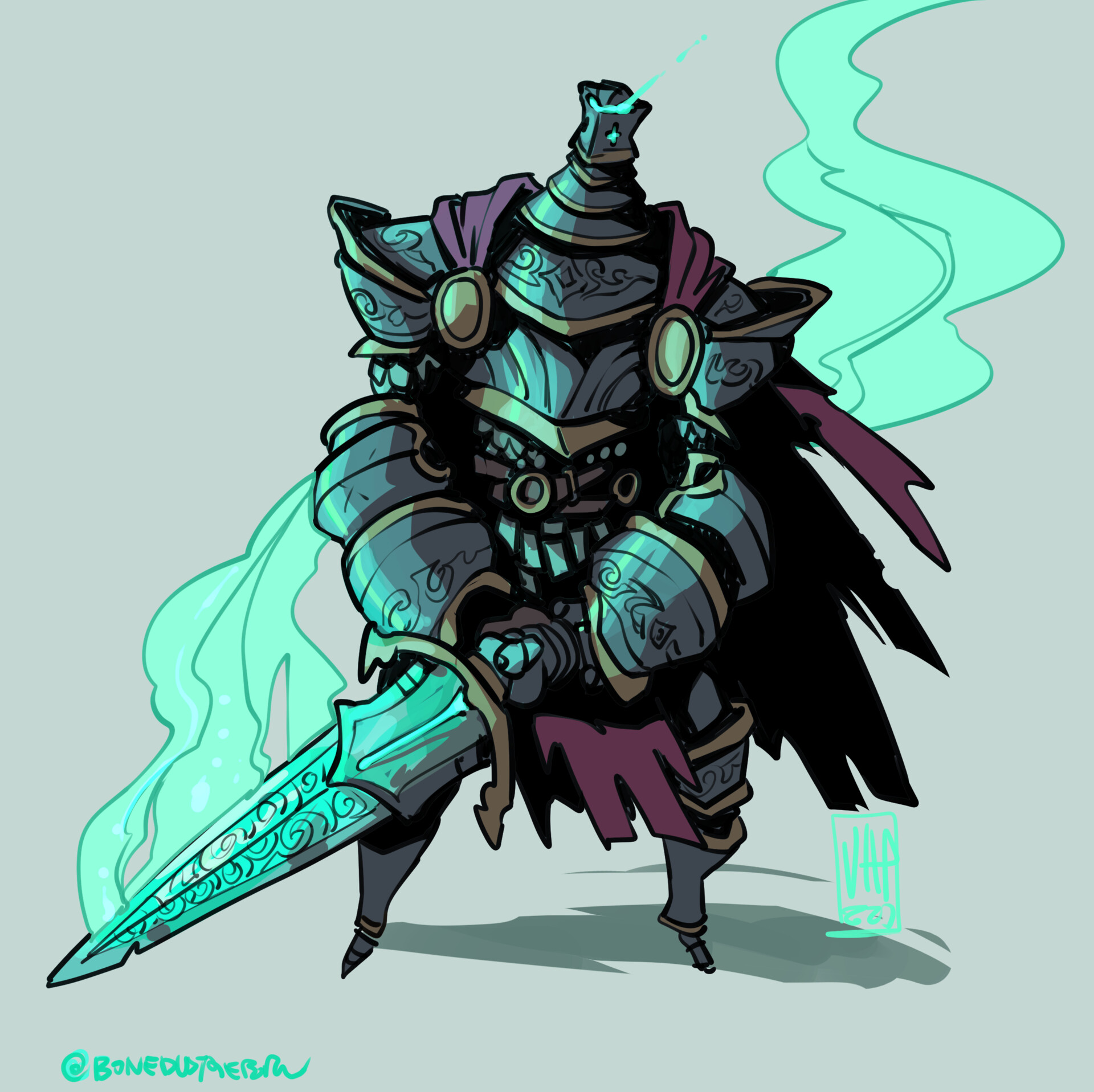 Bone Dust Ghost knight