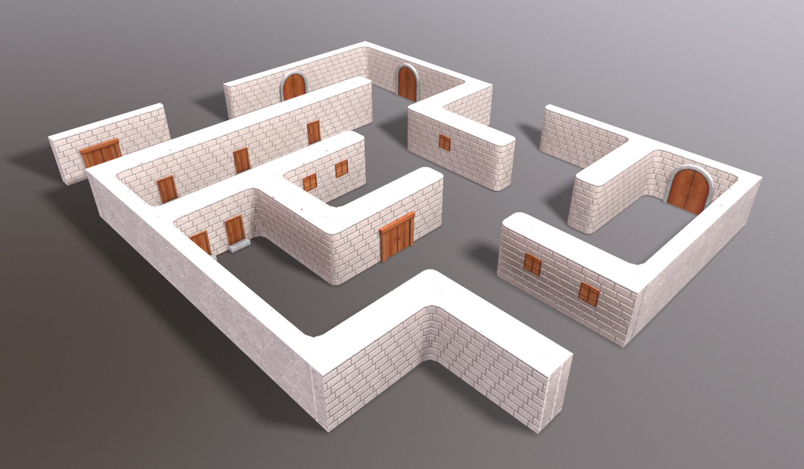Modular Maze Pieces (City theme)