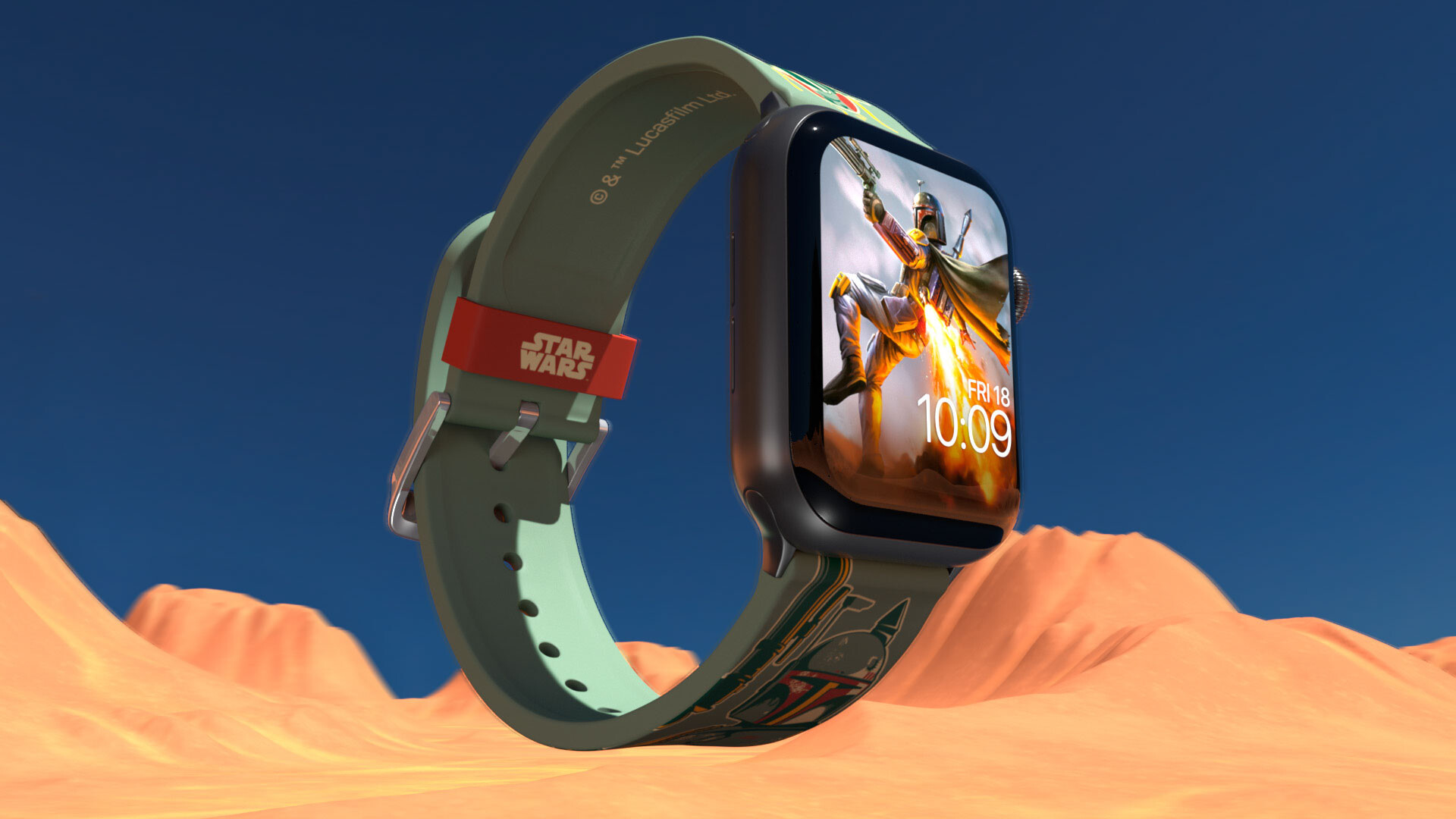 ArtStation Boba Fett and Mandalorian Smartwatch bands