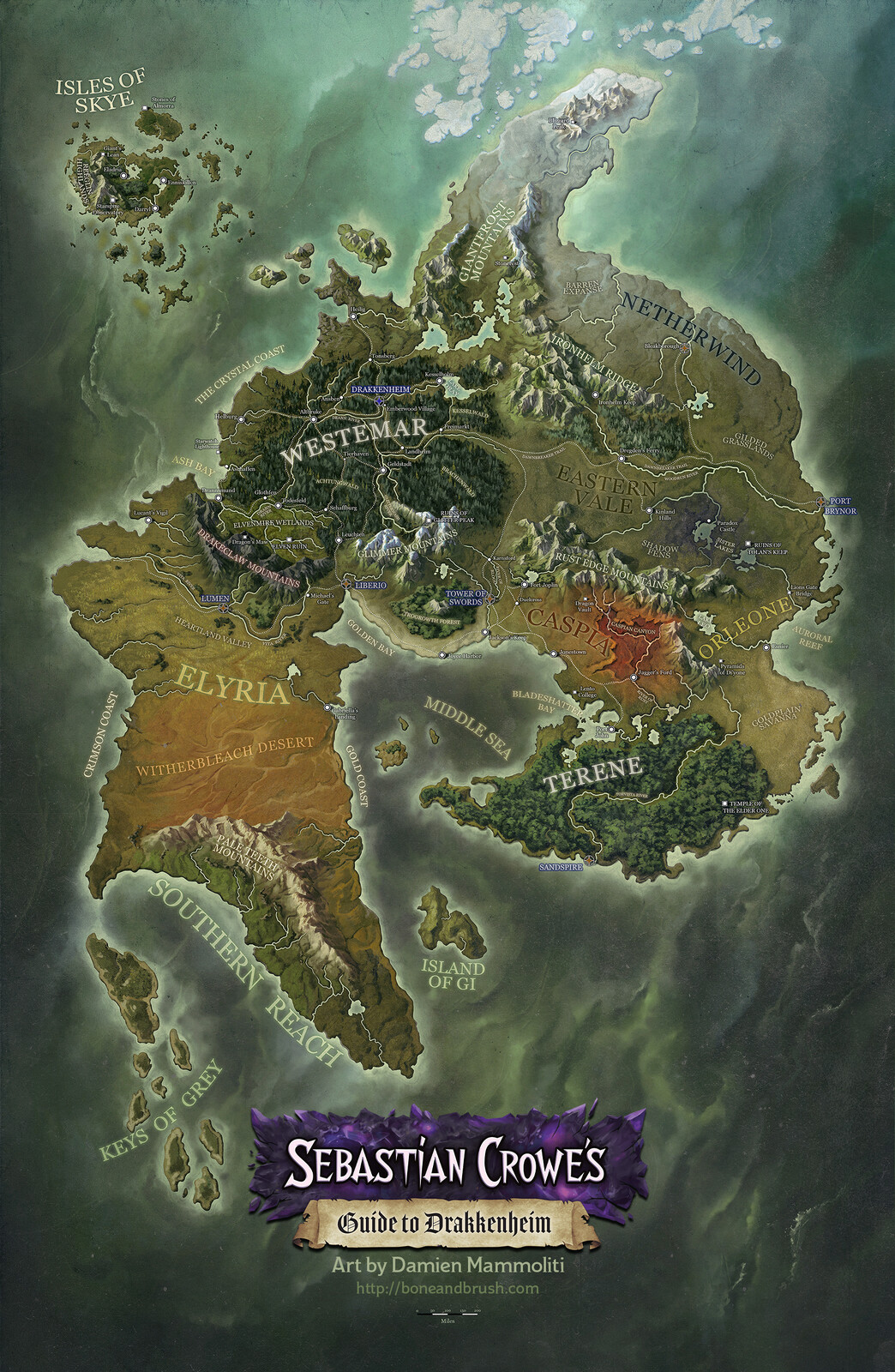 Drakkenheim - World Map