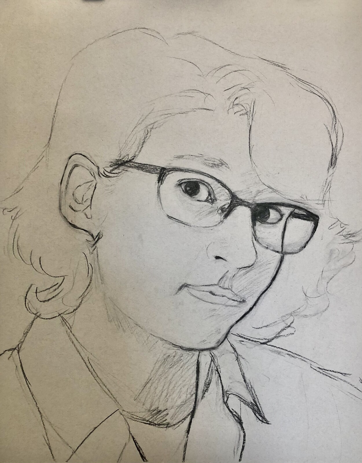 The initial sketch