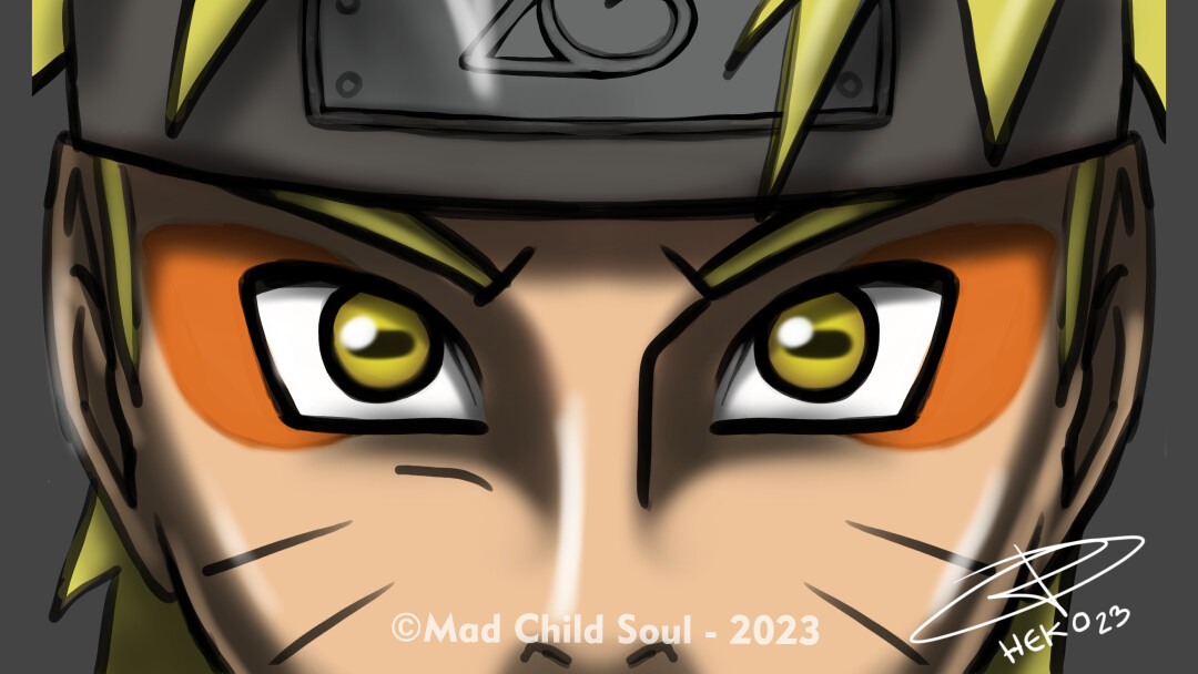 Naruto Sage Mode Fox Eye