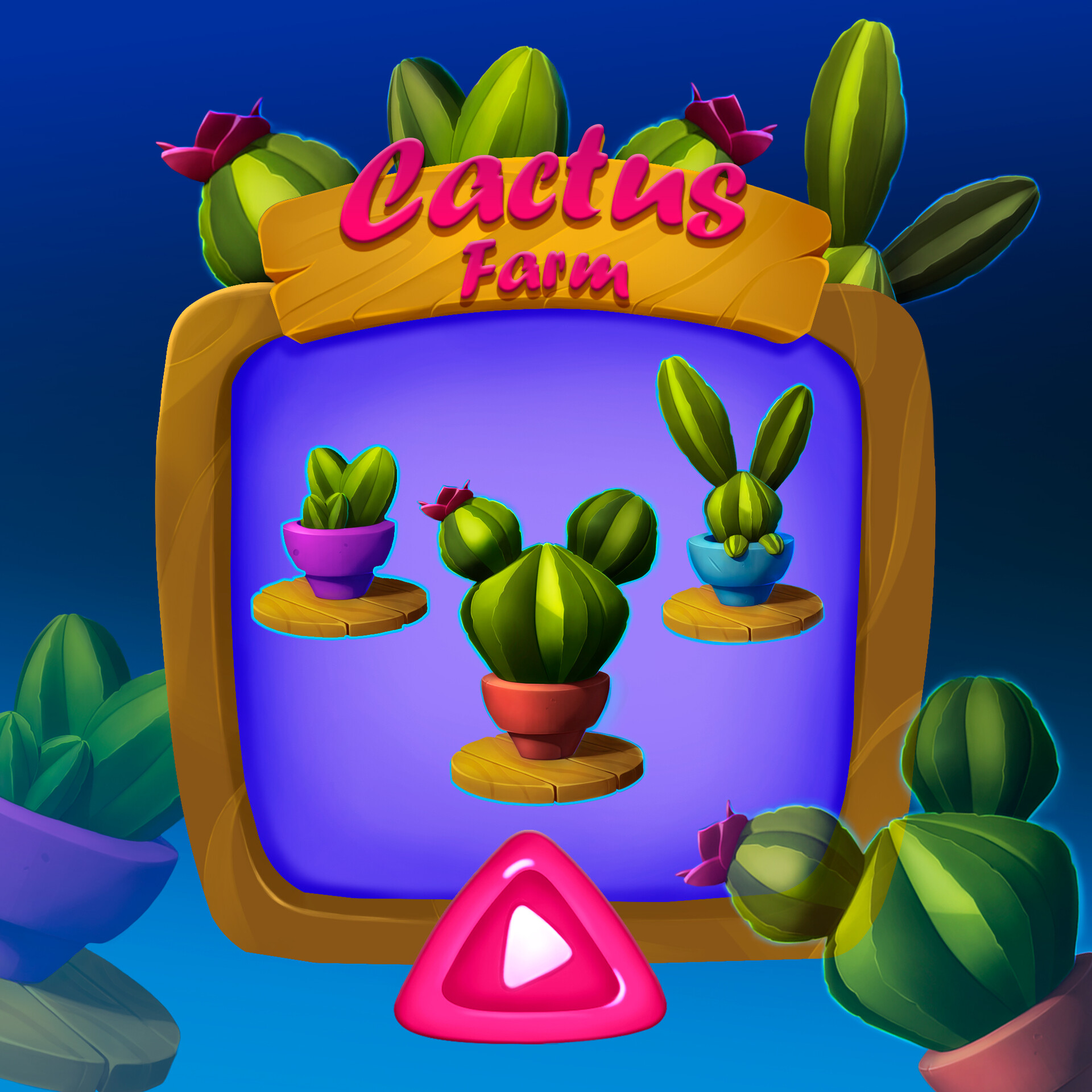 ArtStation - Cactus pets