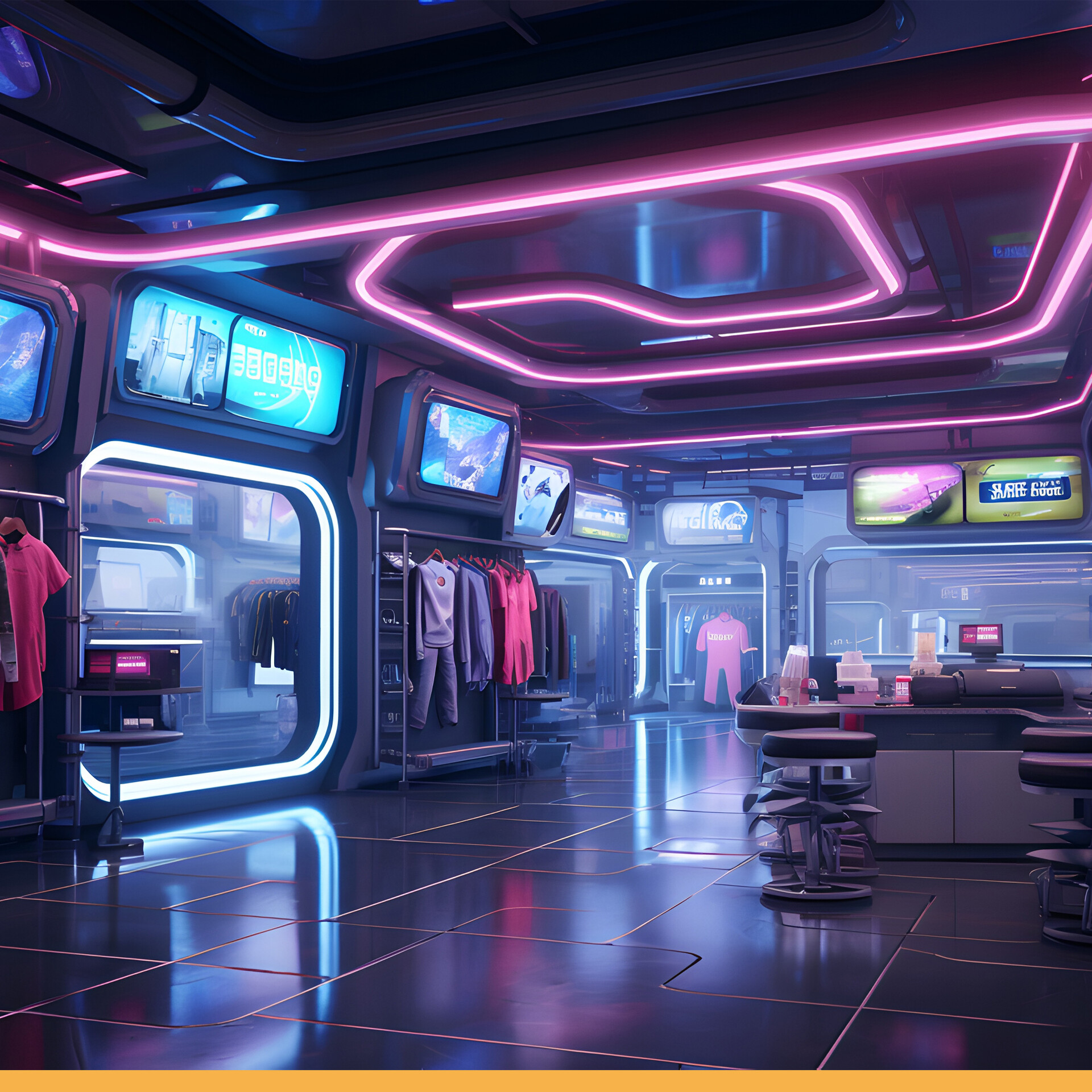 ArtStation - 303 Cyberpunk Sci-fi Interior VOL13