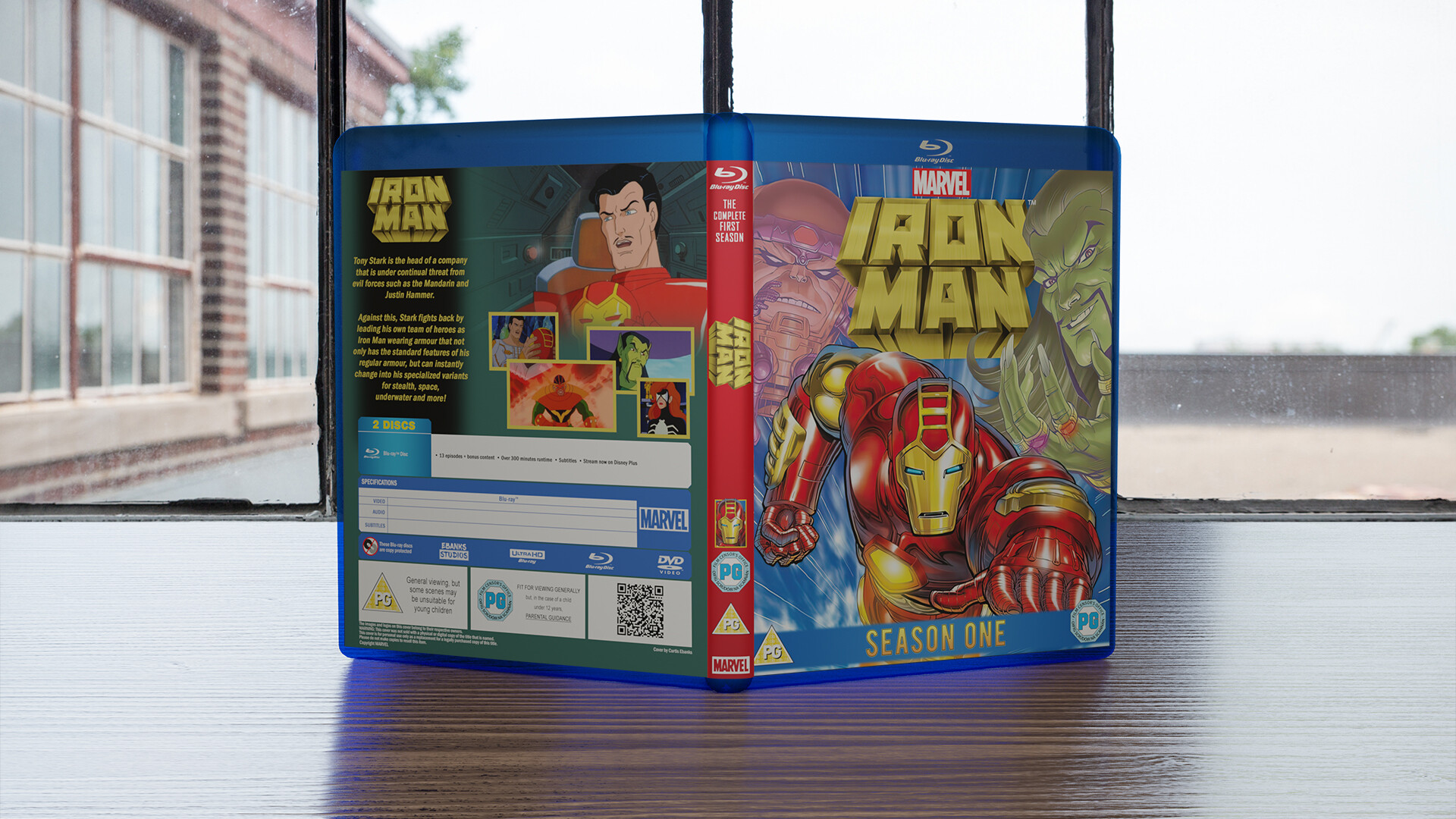 ArtStation - Iron Man (1994) Season 1 - Custom Blu-ray Cover