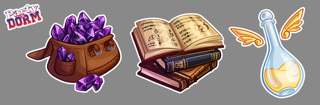 Witch Arcana Magic School crossover event items