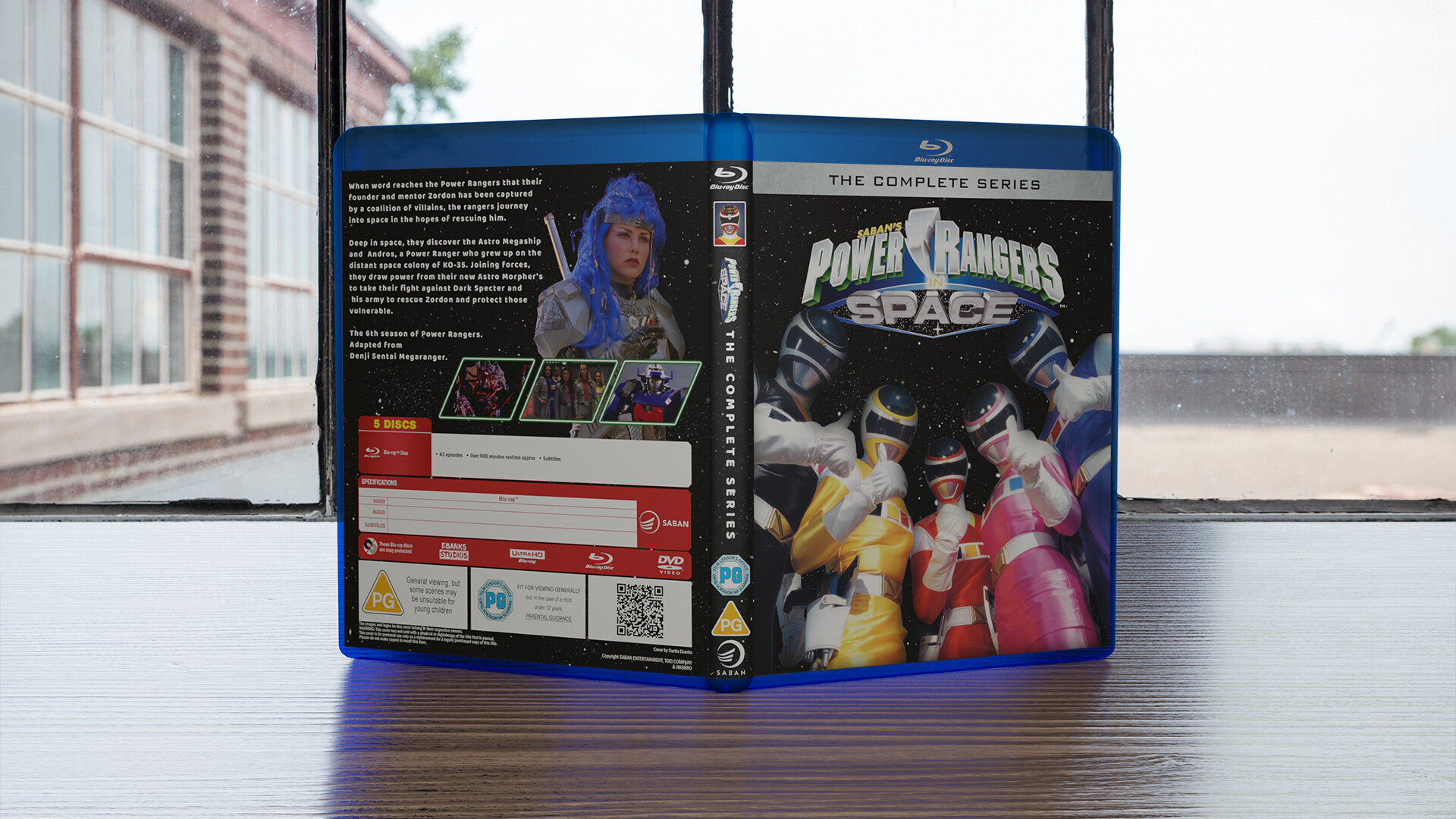 ArtStation - Power Rangers in Space - Custom Blu-ray Cover