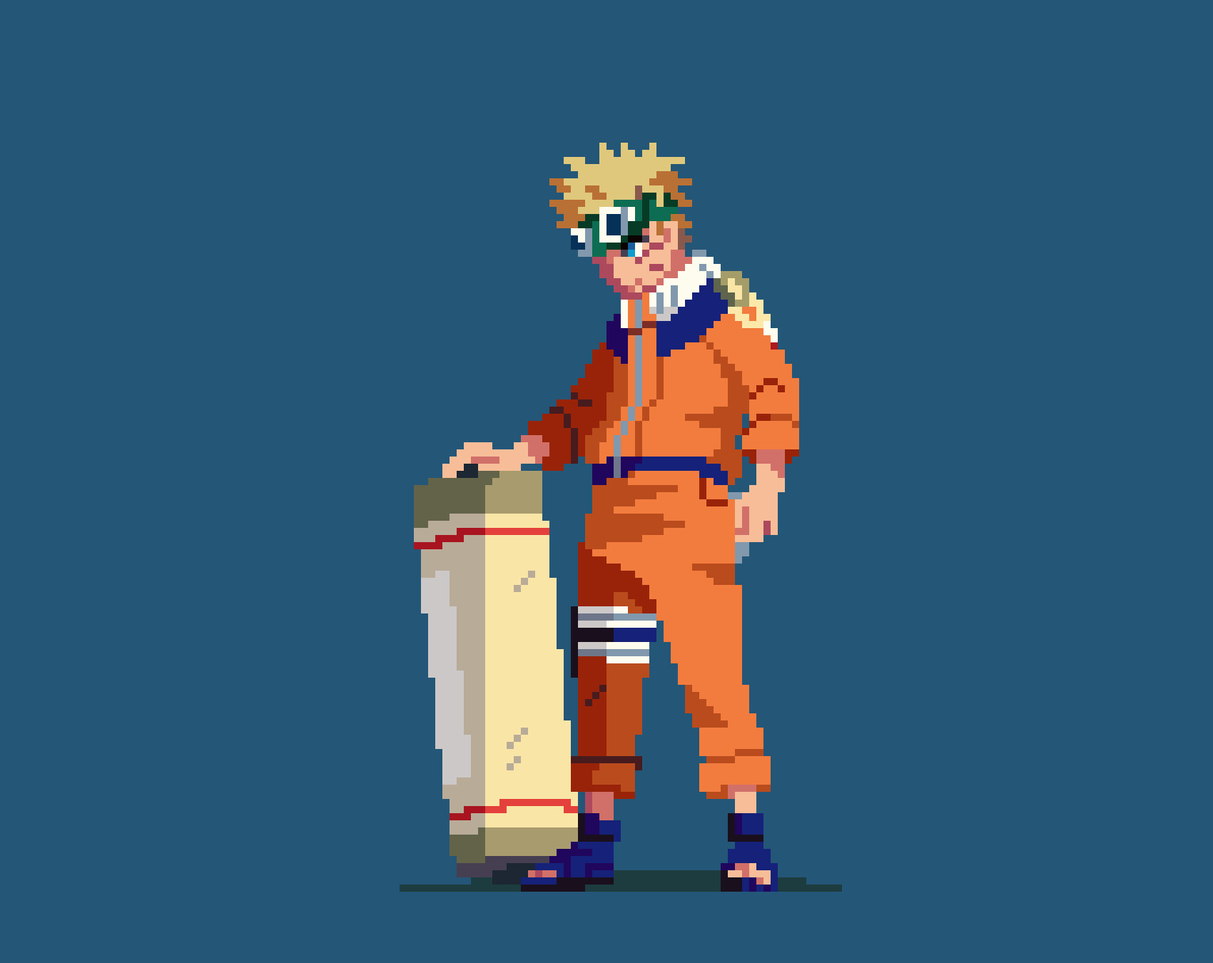 ArtStation - Pixel Art - Naruto Uzumaki