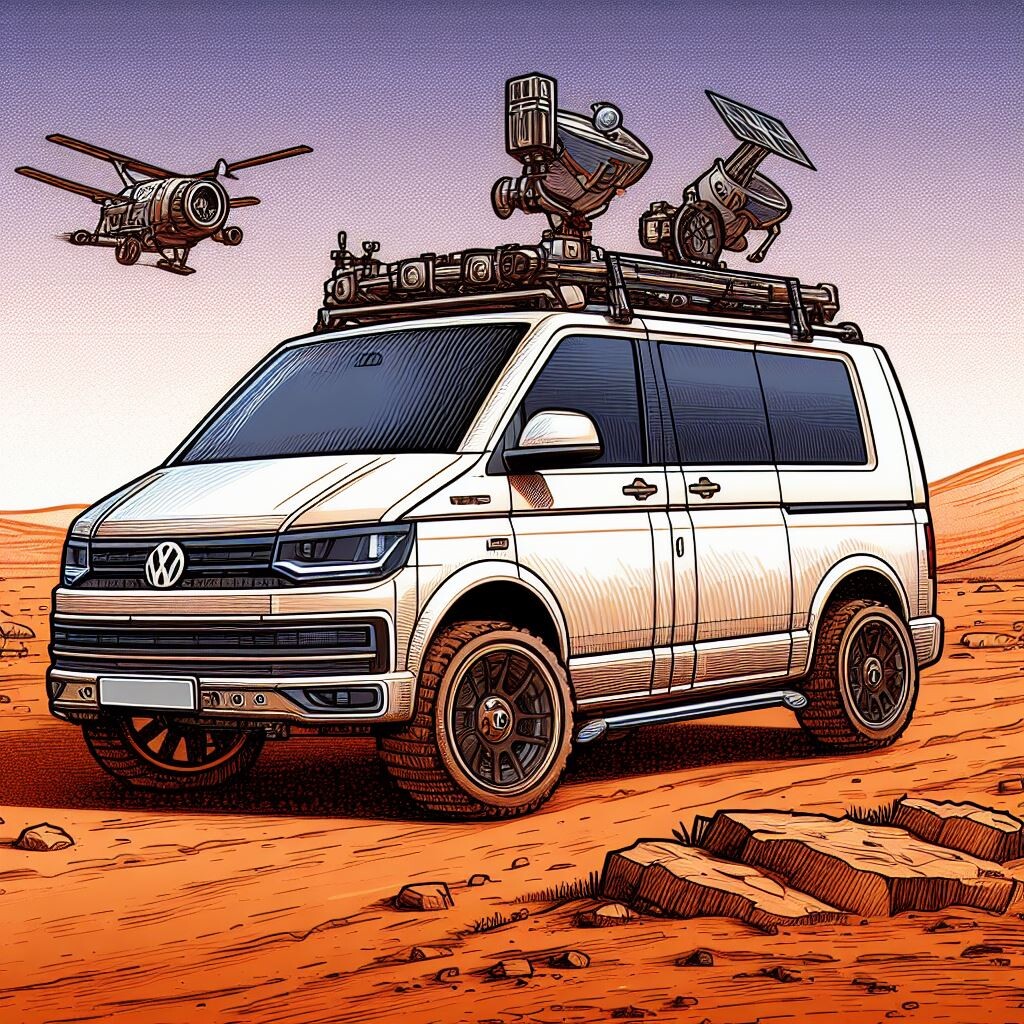 Sketch of a T6 as Mars Rover