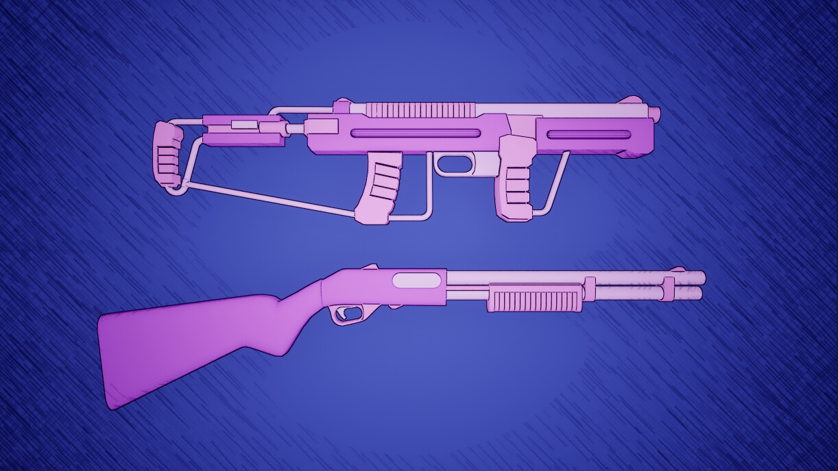 Assault Rifle &amp; Shotgun