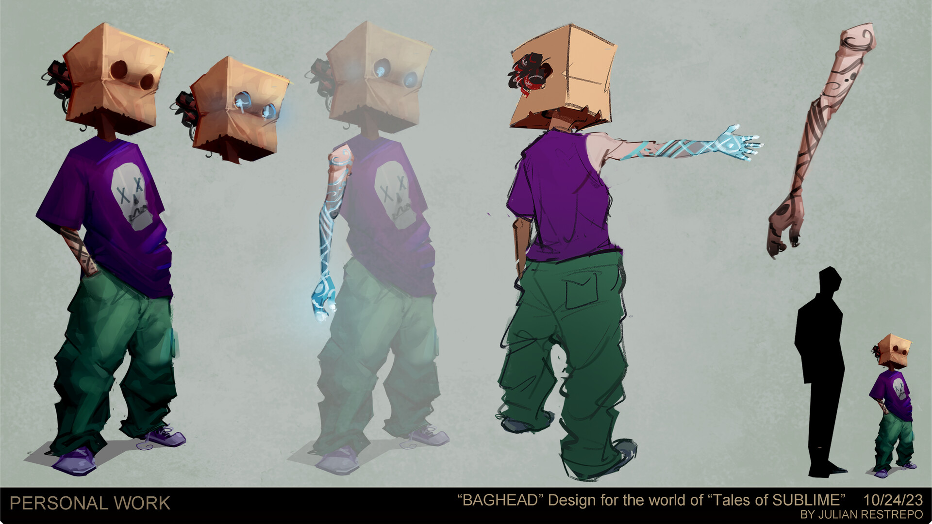 ArtStation "Baghead" Character Design