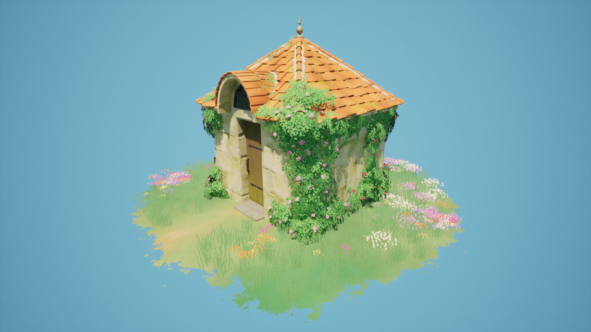 ArtStation - House from howls moving castle