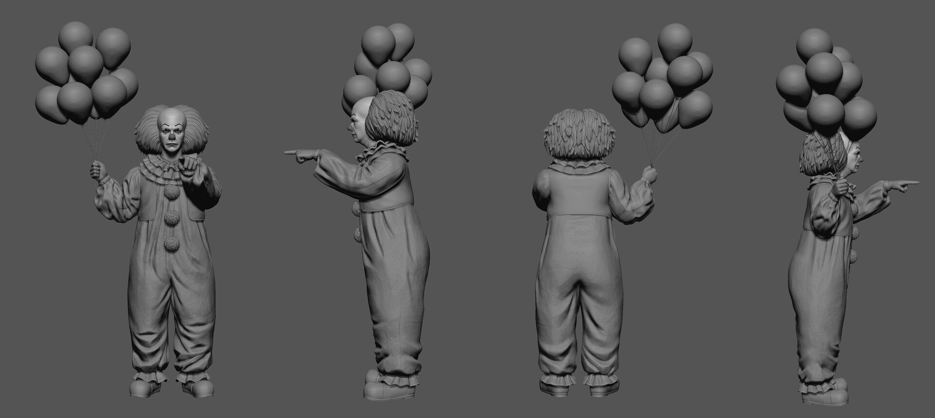 ArtStation - It Pennywise 1990